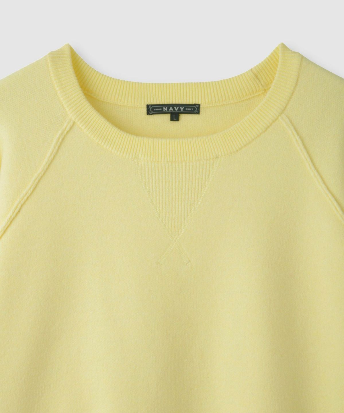 NAVY ガゼット付きWジャガードニットプルオーバー レディース