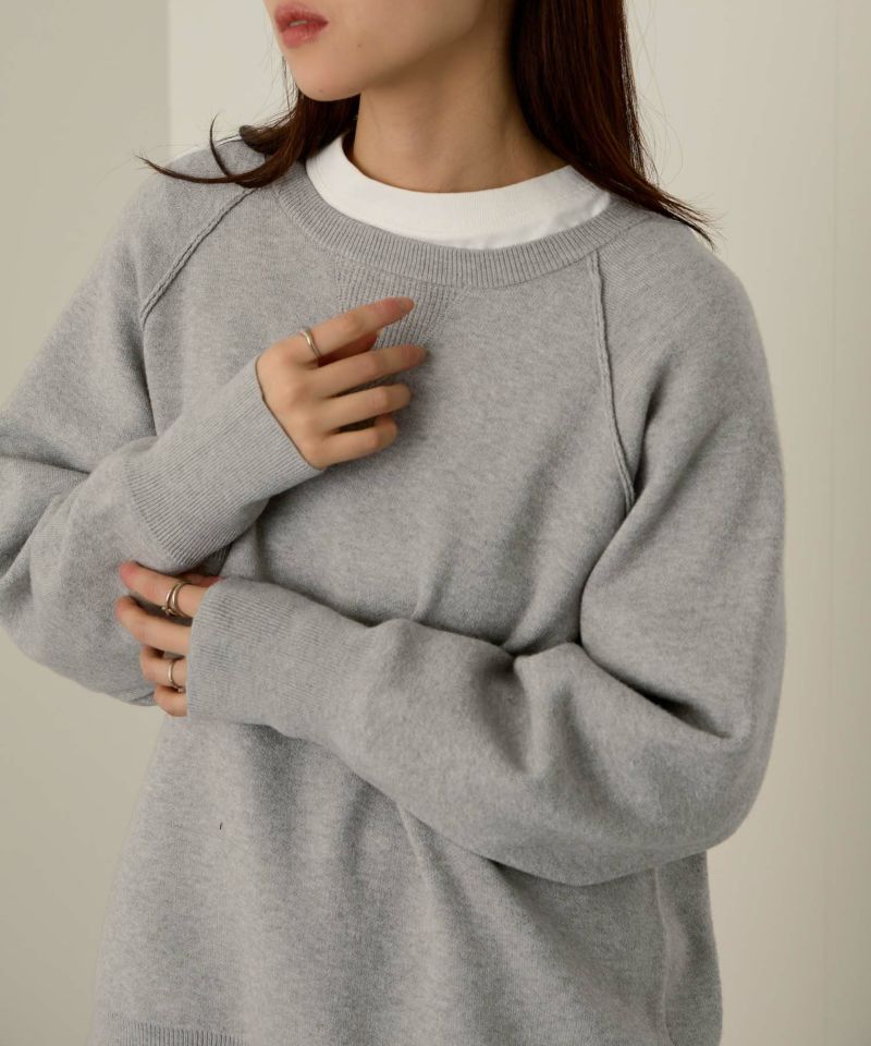 [さらに50%OFF]NAVY  ガゼット付きWジャガードニットプルオーバー レディース商品画像-9