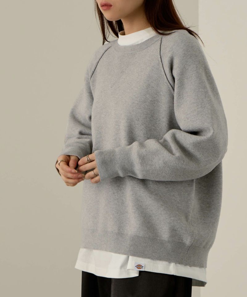 [さらに50%OFF]NAVY  ガゼット付きWジャガードニットプルオーバー レディース商品画像-10