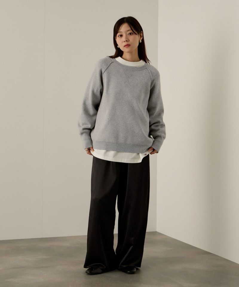 [さらに50%OFF]NAVY  ガゼット付きWジャガードニットプルオーバー レディース商品画像-11