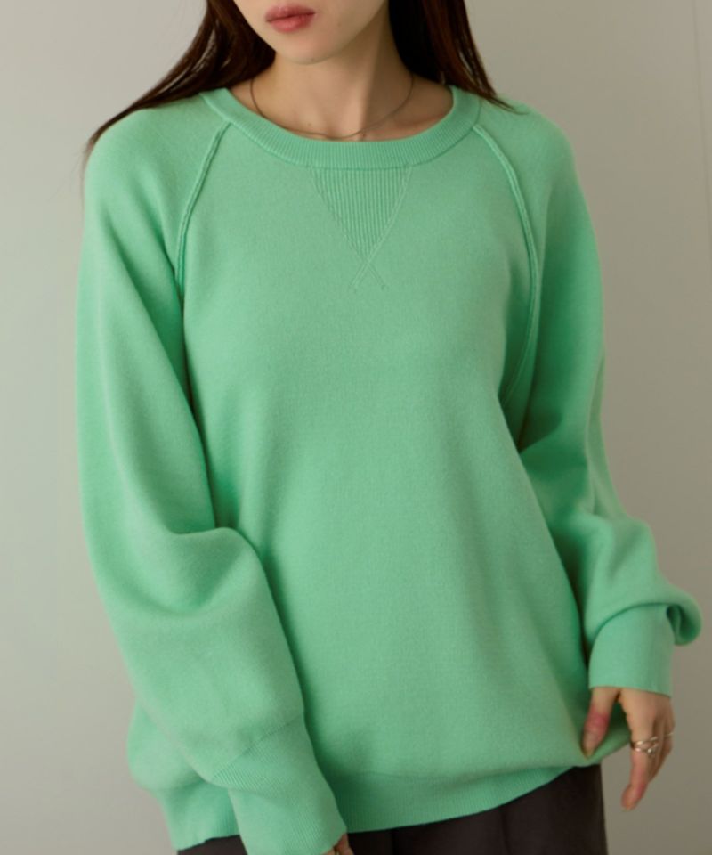 [さらに50%OFF]NAVY  ガゼット付きWジャガードニットプルオーバー レディース商品画像-13