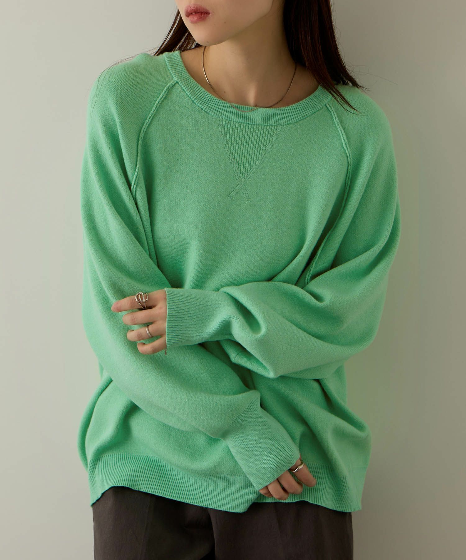 [さらに50%OFF]NAVY  ガゼット付きWジャガードニットプルオーバー レディース商品サムネイル-14