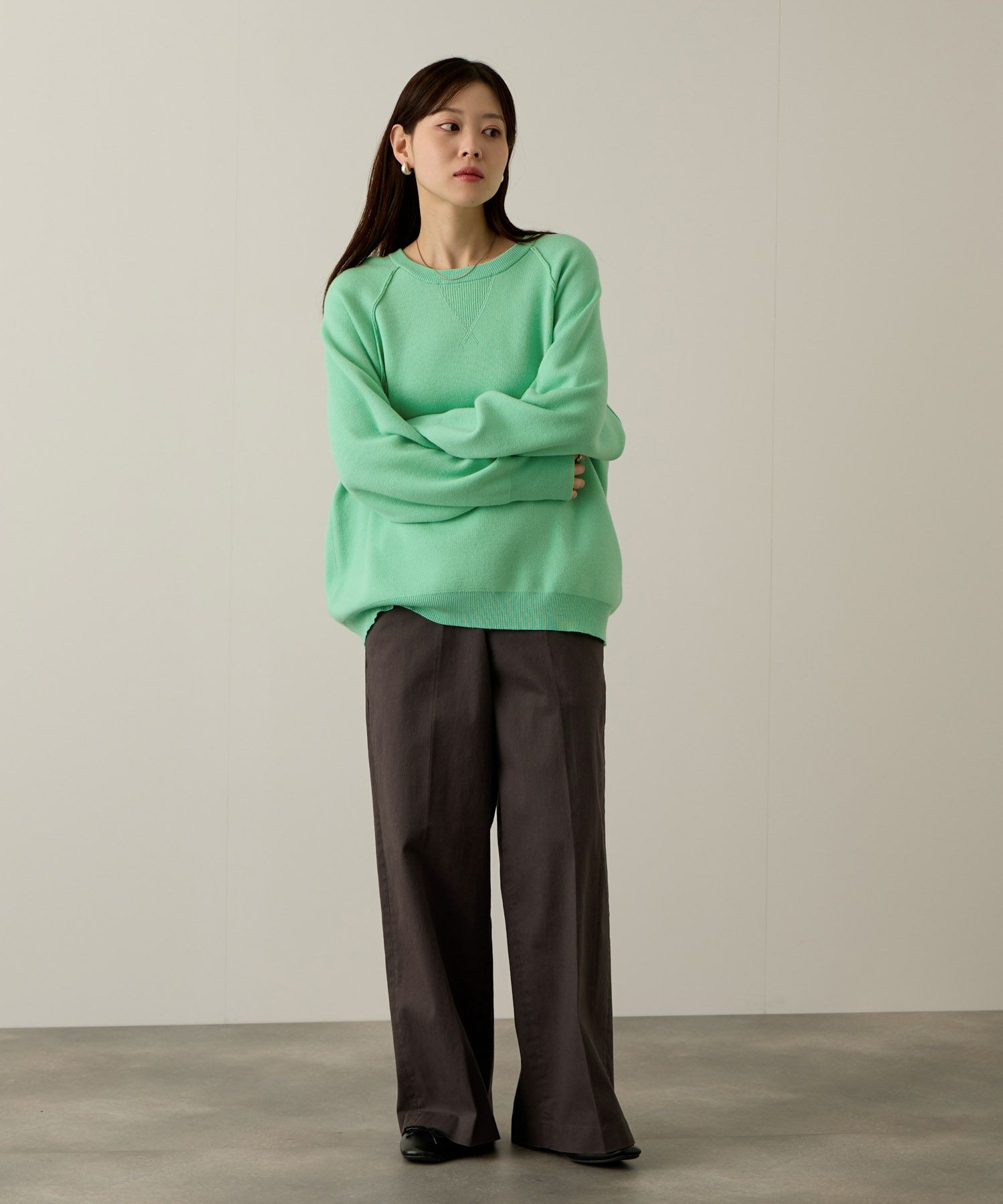 [さらに50%OFF]NAVY  ガゼット付きWジャガードニットプルオーバー レディース商品サムネイル-16