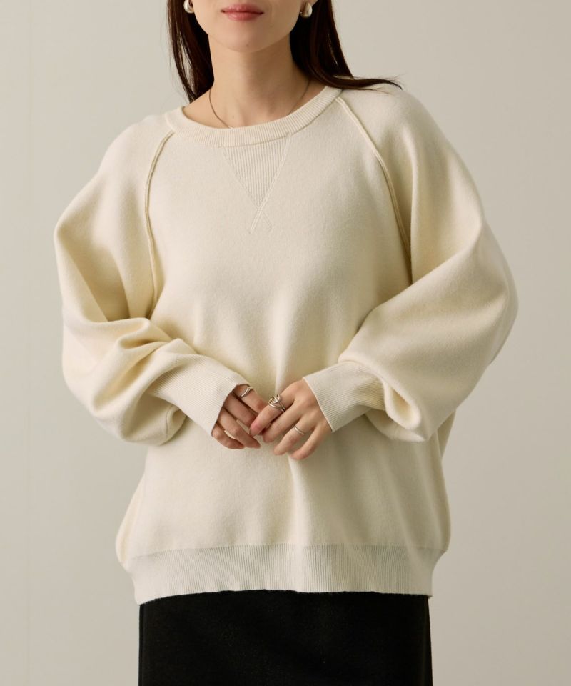 [さらに50%OFF]NAVY  ガゼット付きWジャガードニットプルオーバー レディース商品画像-18