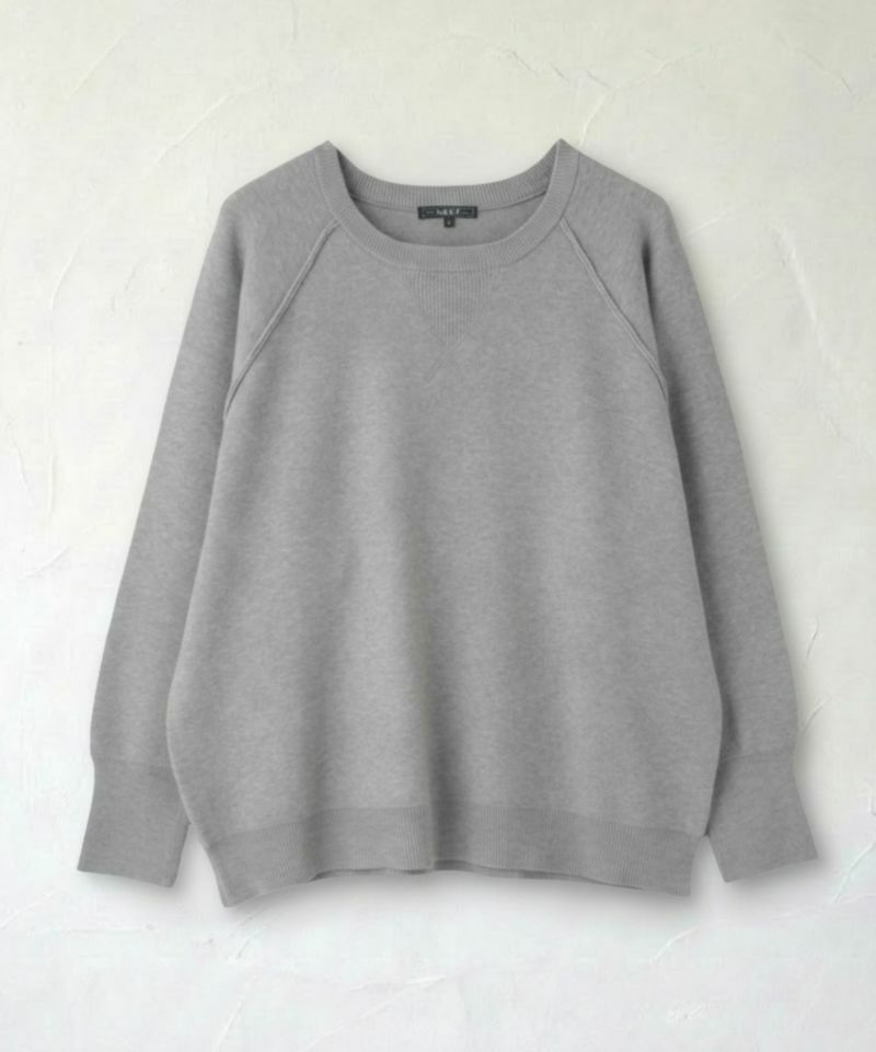 NAVY ガゼット付きWジャガードニットプルオーバー レディース商品画像-25