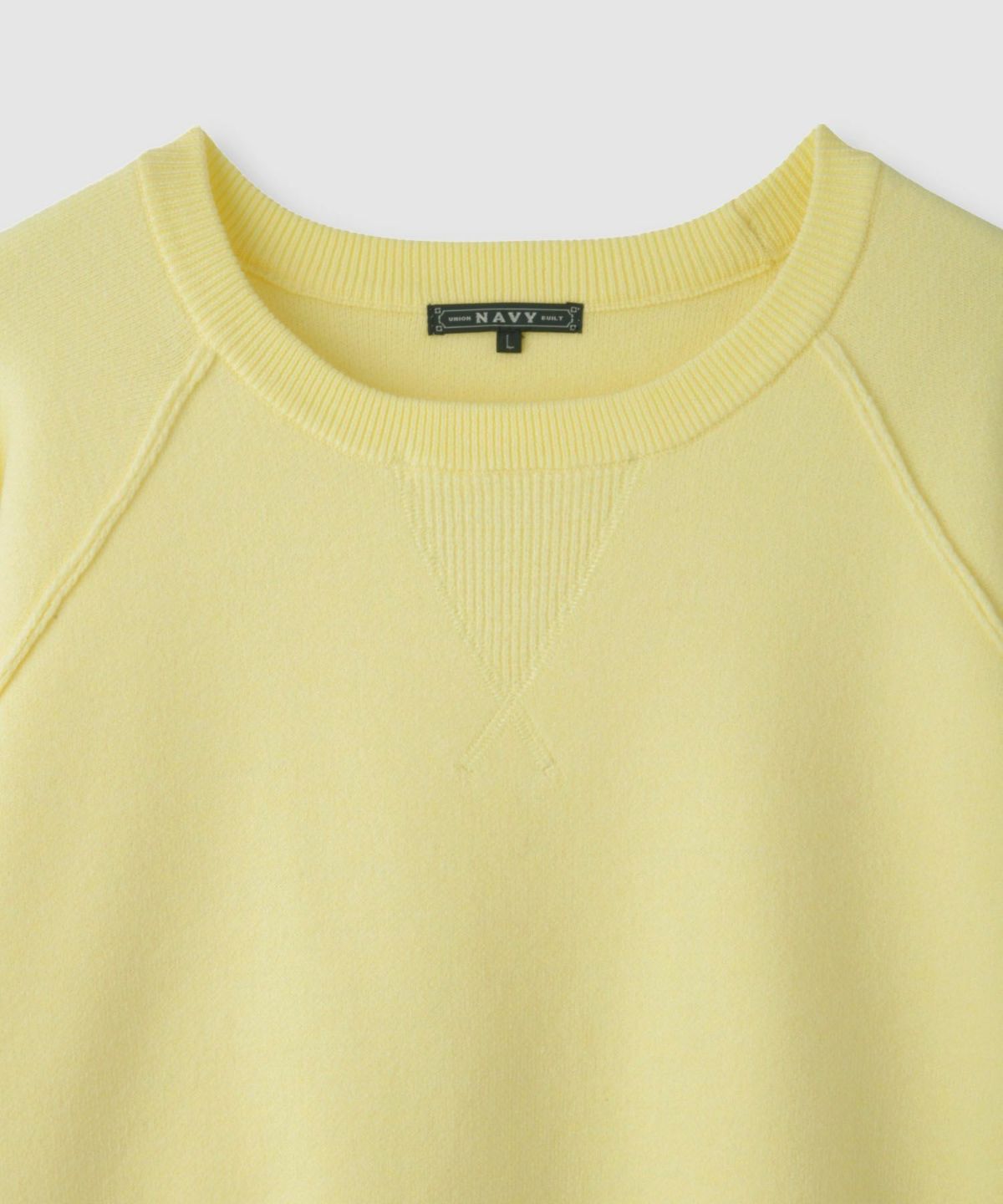 NAVY ガゼット付きWジャガードニットプルオーバー レディース