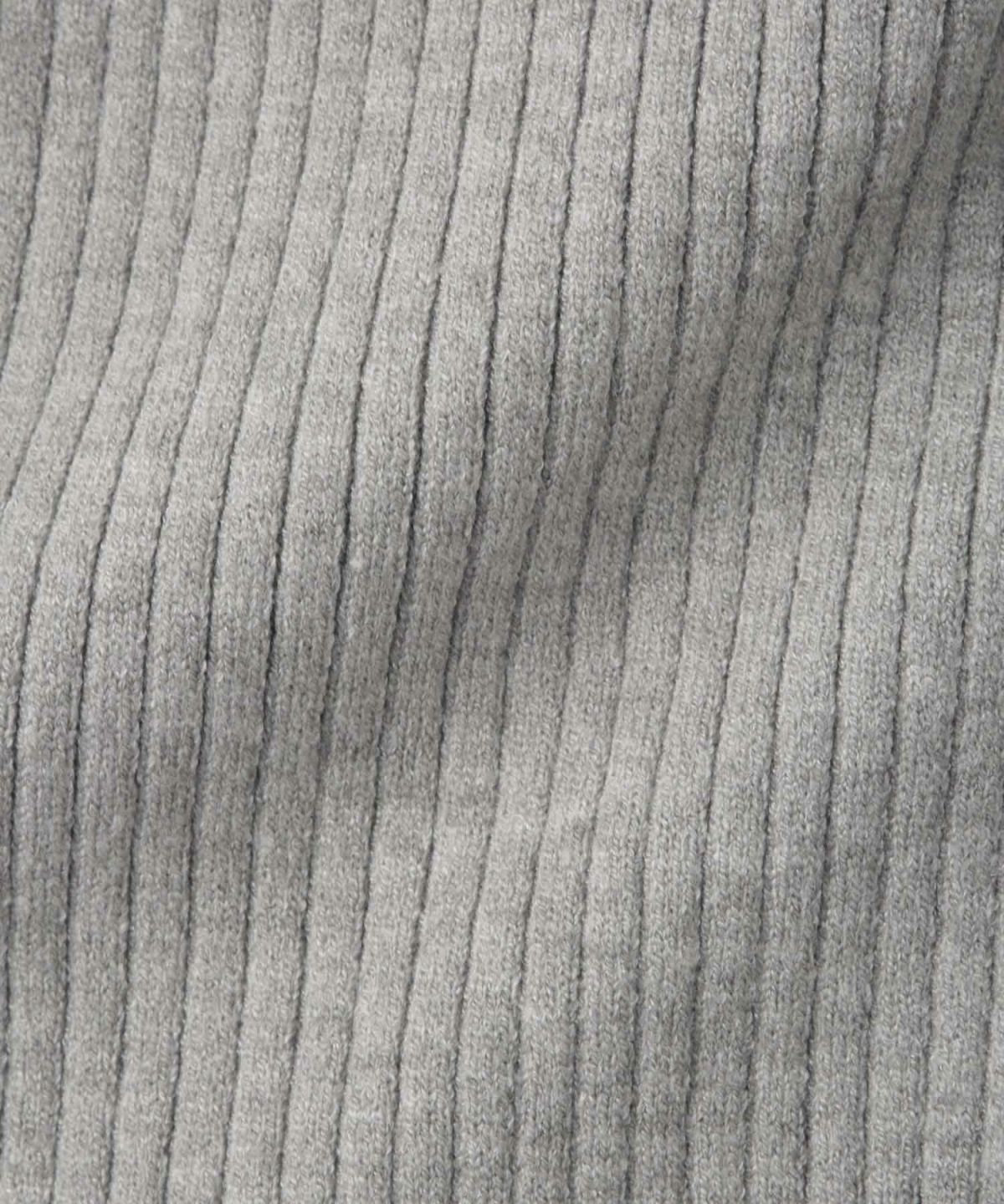 NAVY 配色リブインナープルオーバー レディース