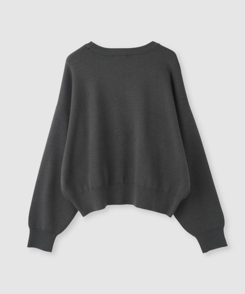 NAVY  カレッジロゴWジャガードニット レディース商品画像-26