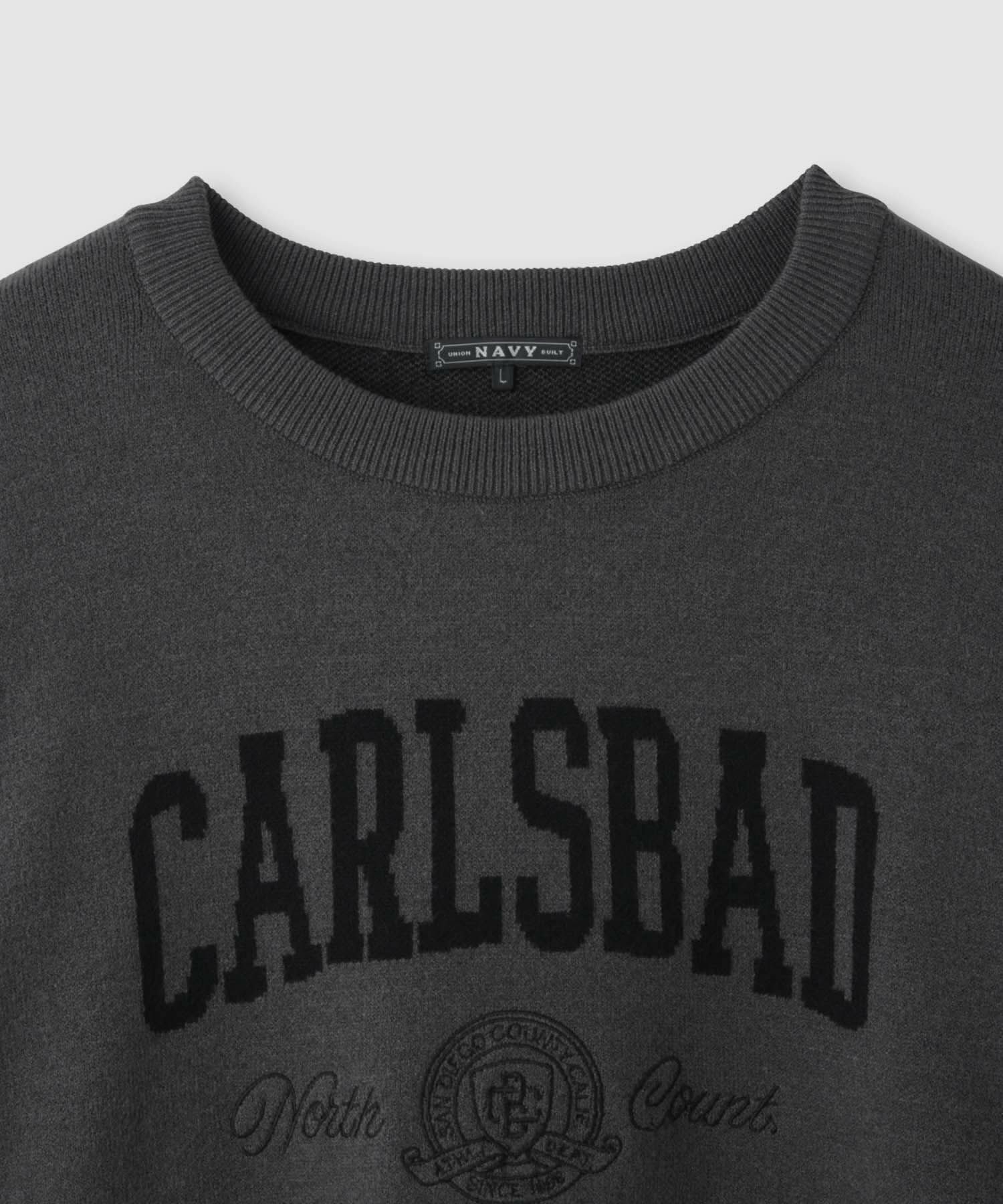 NAVY  カレッジロゴWジャガードニット レディース商品サムネイル-27