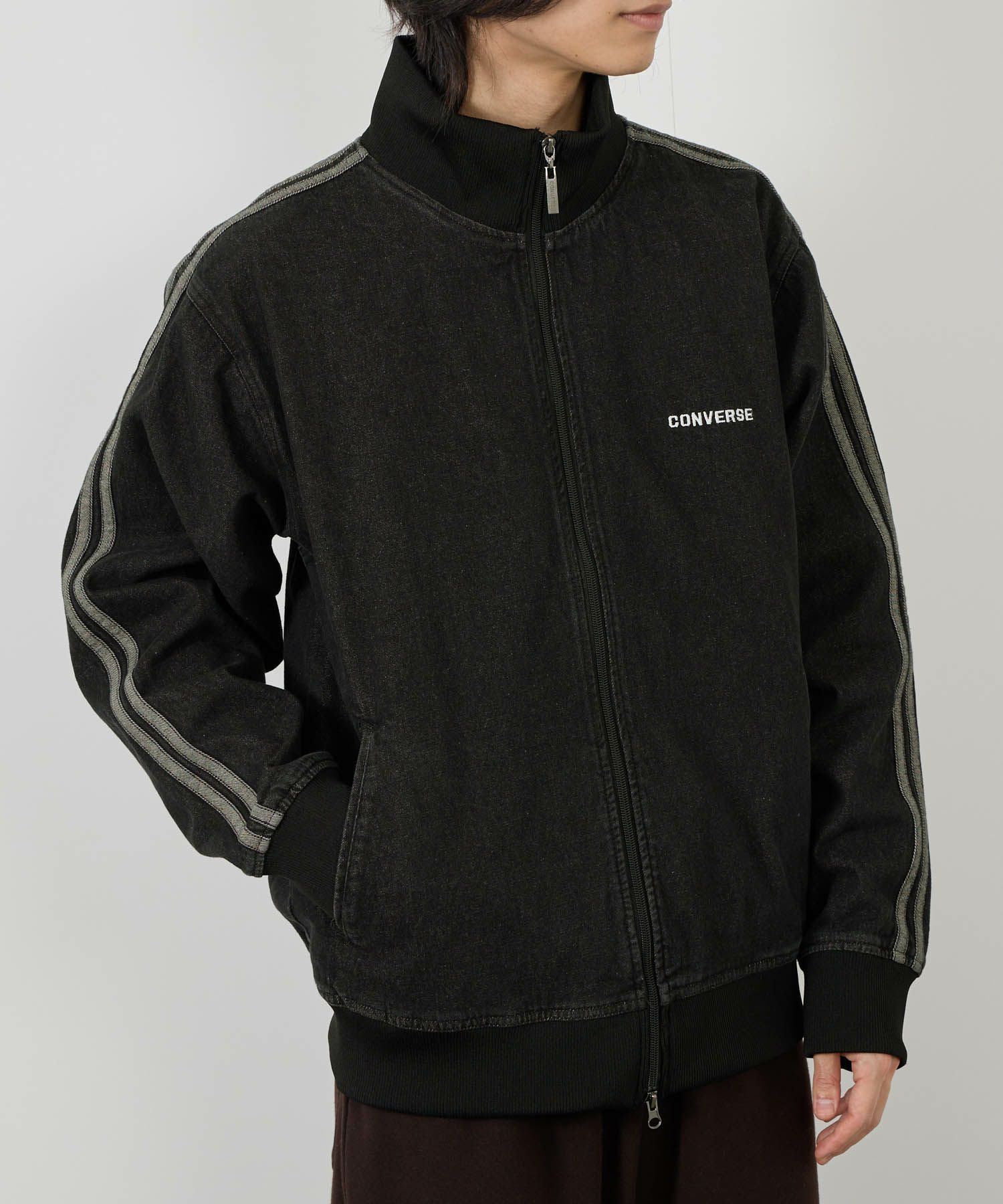 CONVERSE  デニムトラックジャケット メンズ商品画像-2