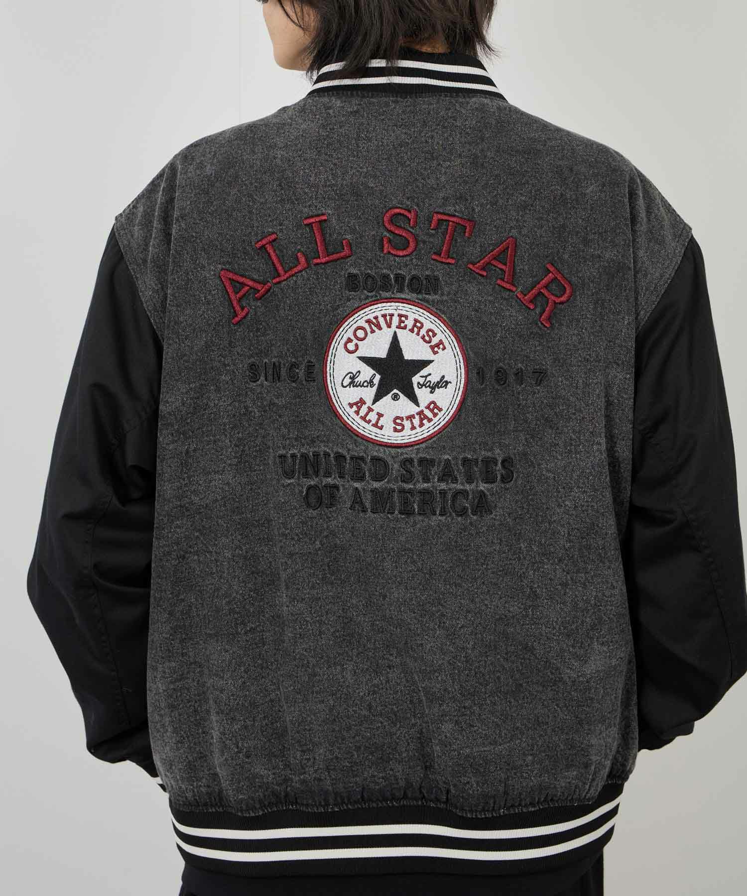CONVERSE デニムスタジアムジャケット メンズ