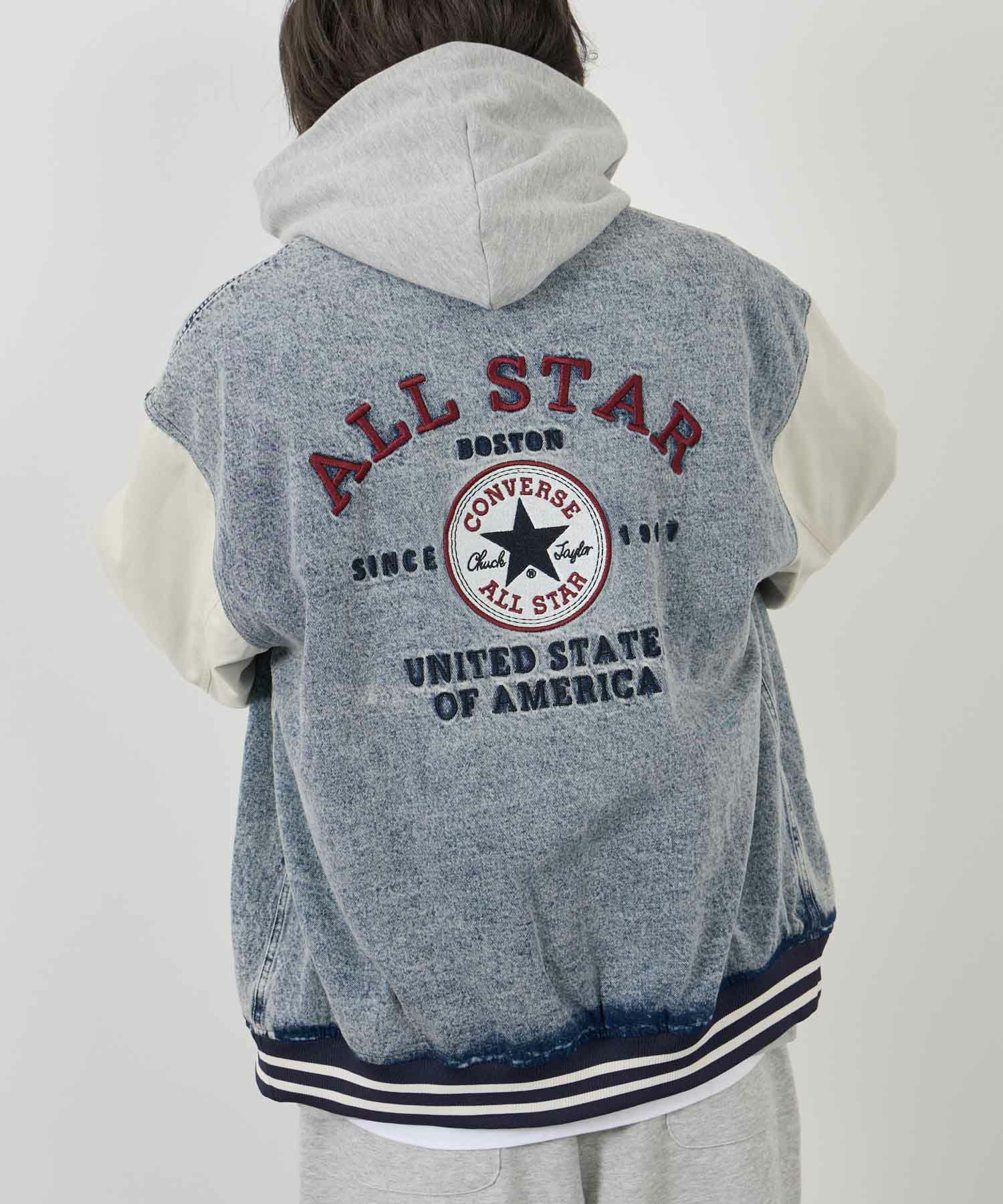 CONVERSE デニムスタジアムジャケット メンズ商品画像-2