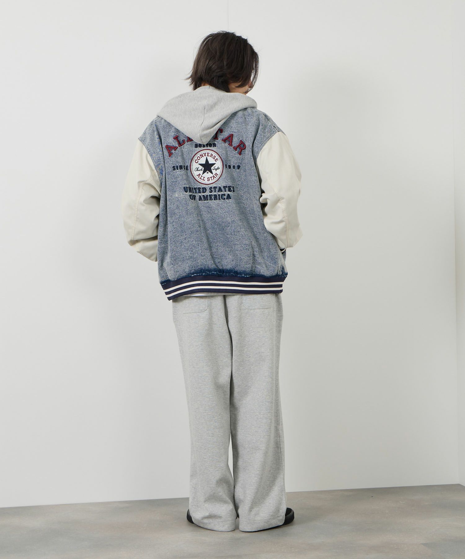 CONVERSE デニムスタジアムジャケット メンズ商品画像-13