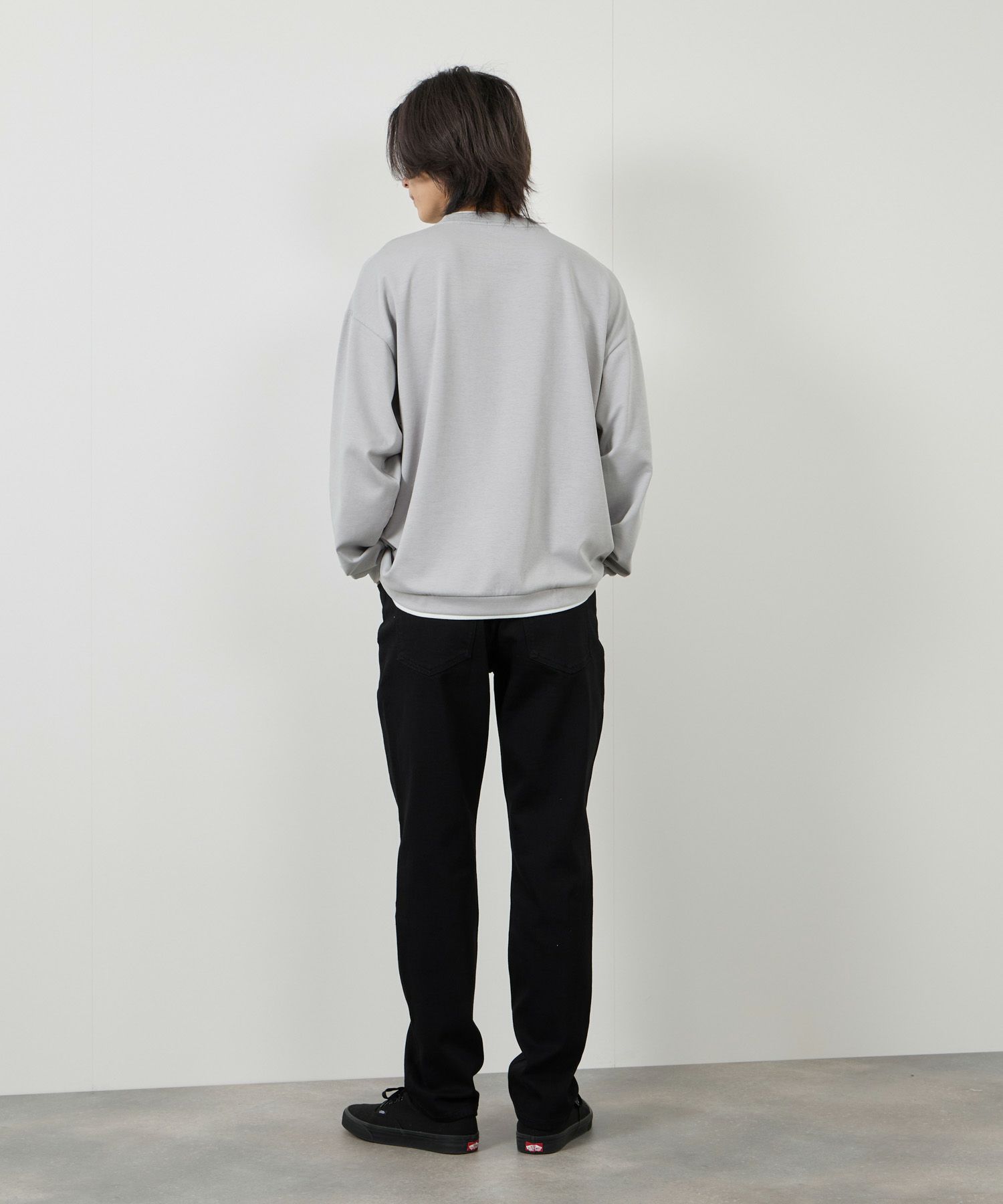 URBAN COLLECTION AIR Smoosy 360度ストレッチ クルーネックスウェット メンズ商品画像-9