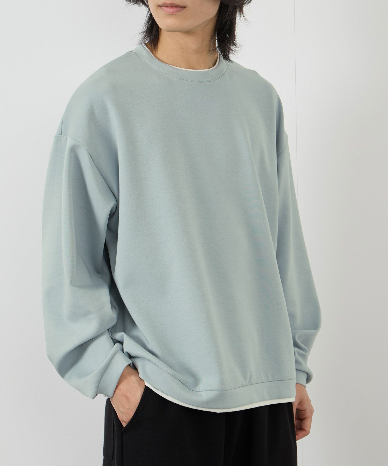 URBAN COLLECTION AIR Smoosy 360度ストレッチ クルーネックスウェット メンズ