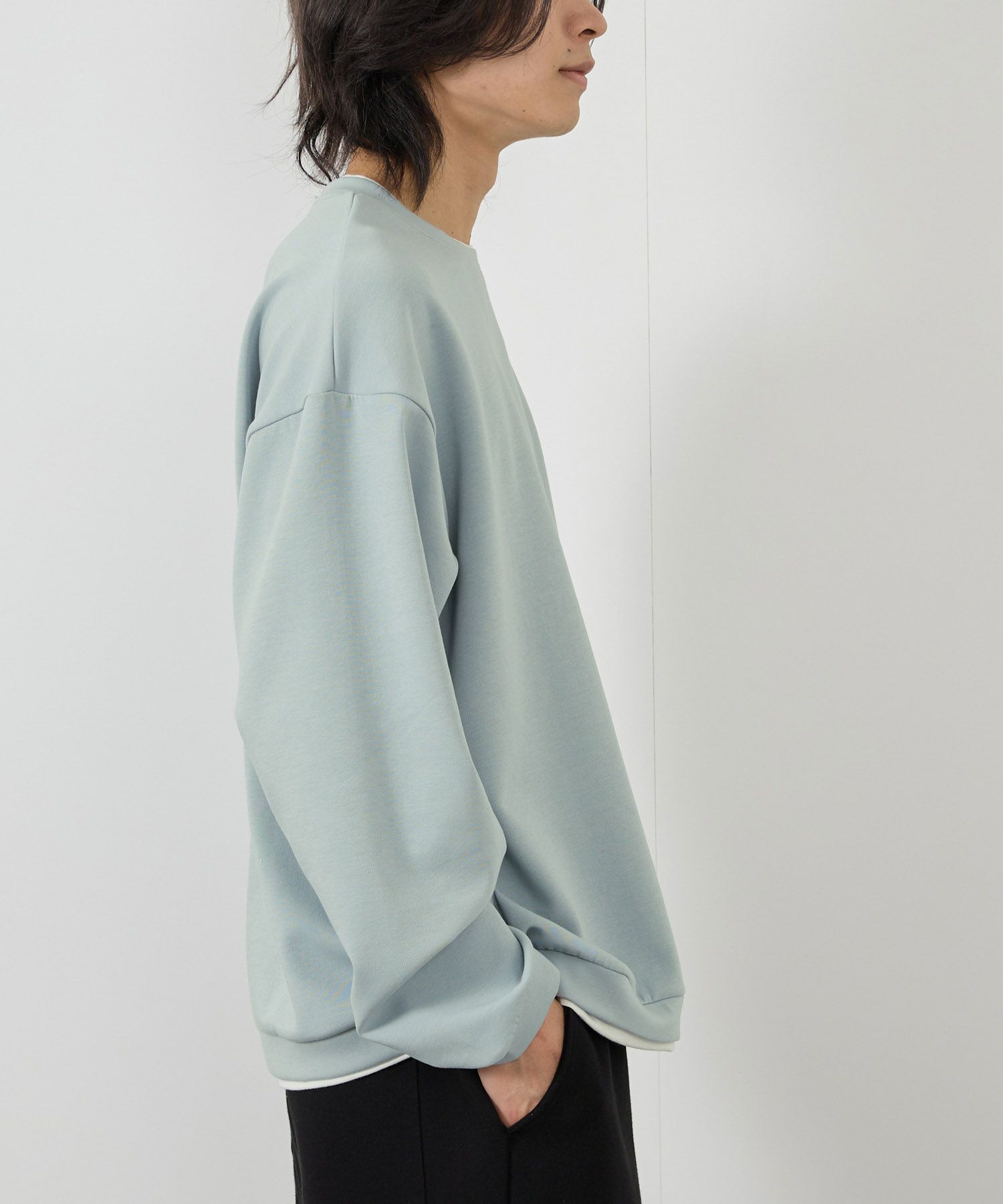 URBAN COLLECTION  AIR Smoosy 360度ストレッチ クルーネックスウェット メンズ商品画像-18