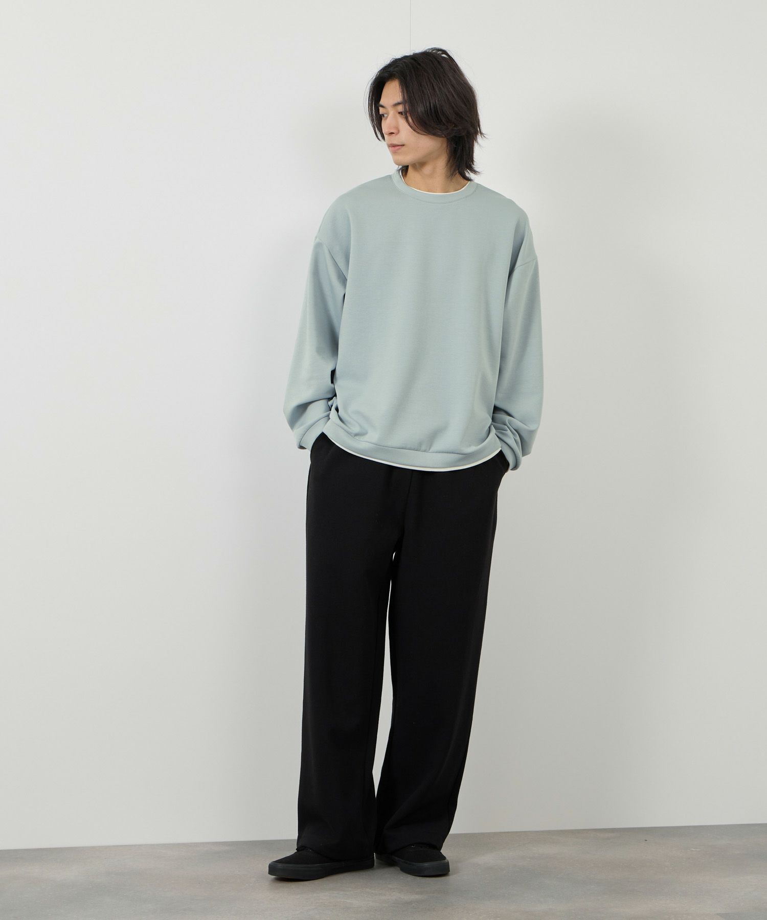 URBAN COLLECTION  AIR Smoosy 360度ストレッチ クルーネックスウェット メンズ商品サムネイル-19