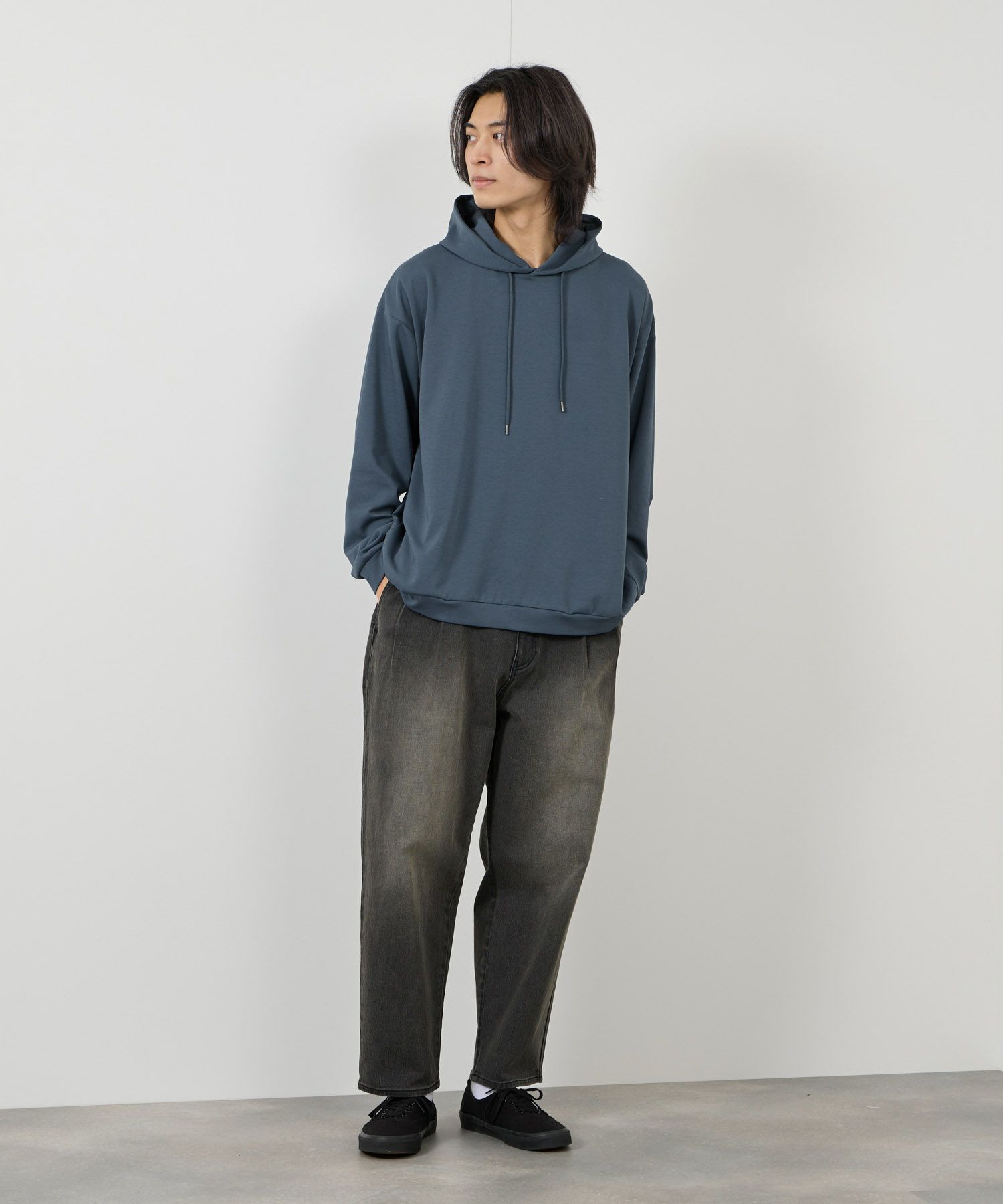 URBAN COLLECTION AIR Smoosy 360度ストレッチ パーカー メンズ商品画像-7