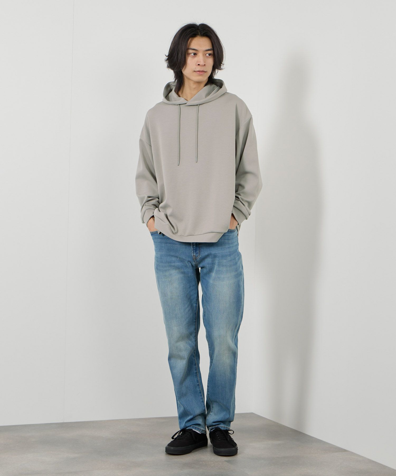 URBAN COLLECTION AIR Smoosy 360度ストレッチ パーカー メンズ商品画像-16