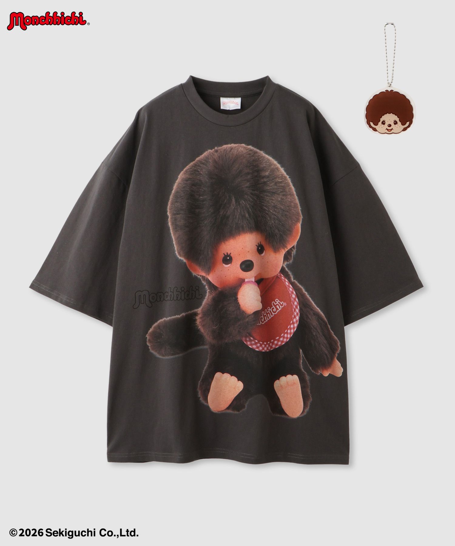モンチッチ ビッグシルエットTシャツ レディース商品サムネイル-1