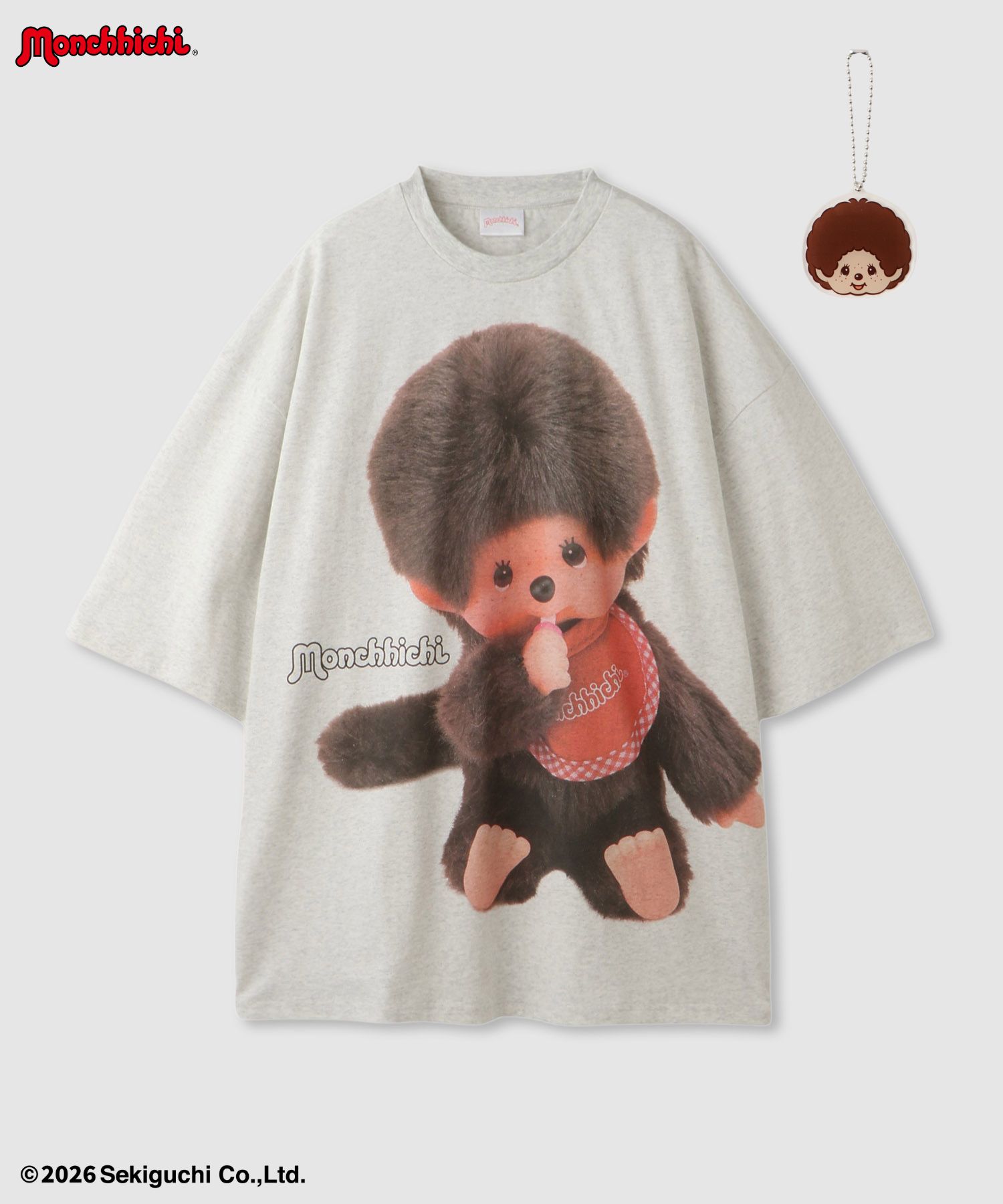 モンチッチ ビッグシルエットTシャツ レディース商品サムネイル-2