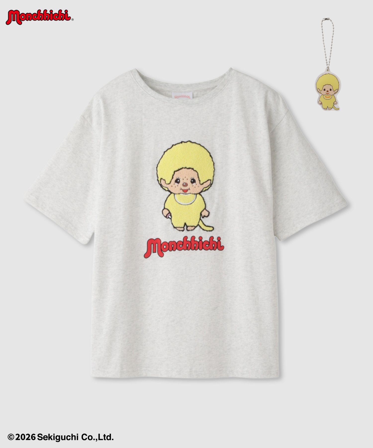 モンチッチ サガラ刺繍Tシャツ レディース商品画像-2