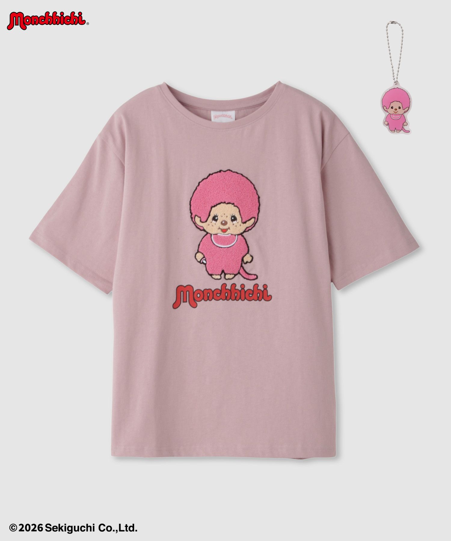 モンチッチ サガラ刺繍Tシャツ レディース商品画像-3