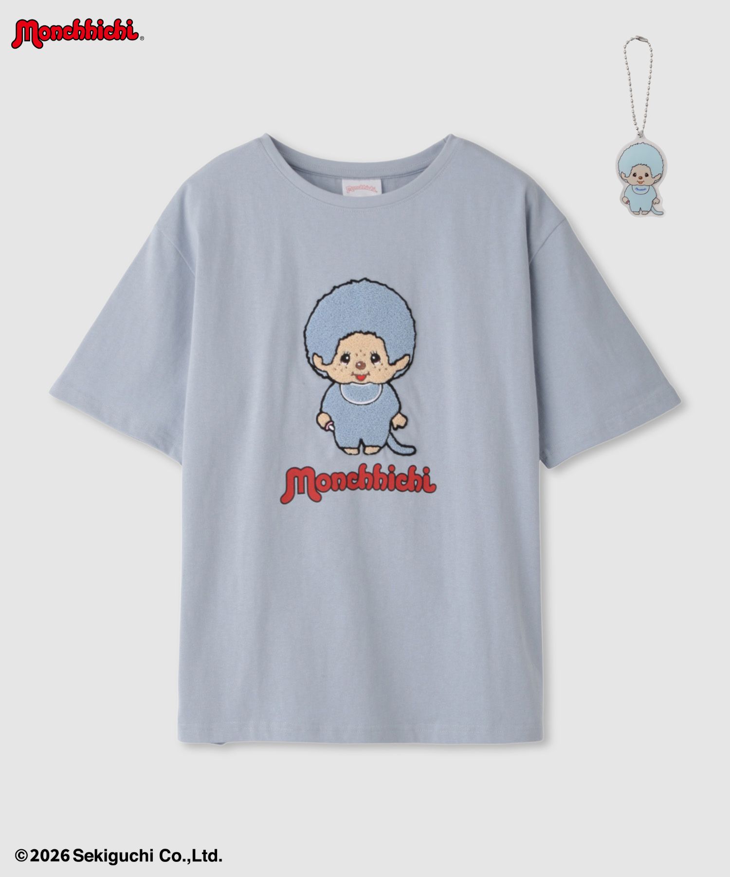 モンチッチ サガラ刺繍Tシャツ レディース商品画像-4