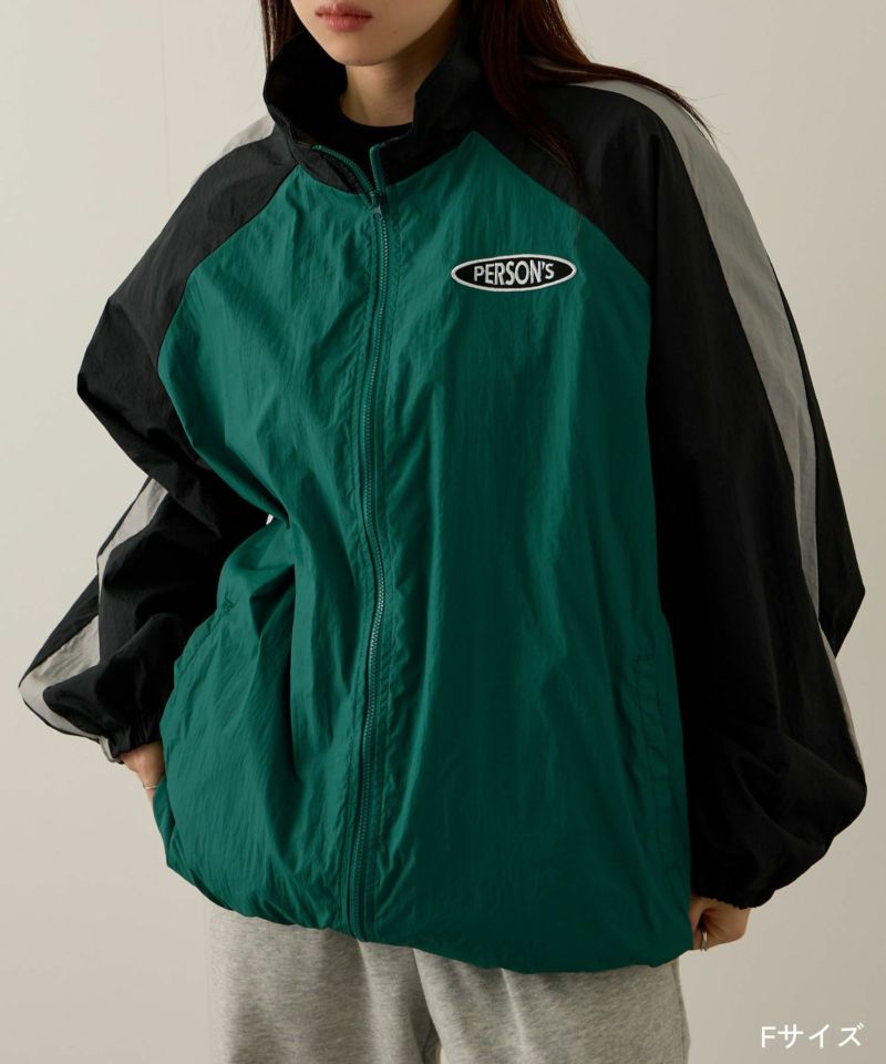 PERSON'S  別注デザイン 切替トラックジャケット レディース商品画像-1