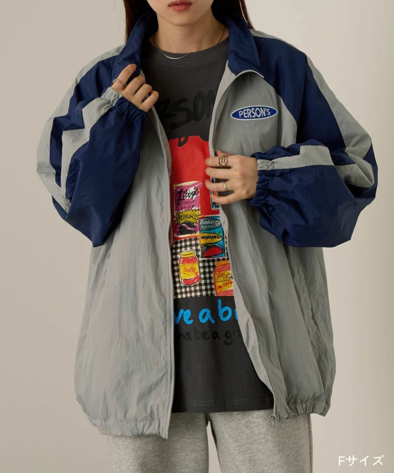 PERSON'S  別注デザイン 切替トラックジャケット レディース商品画像-2