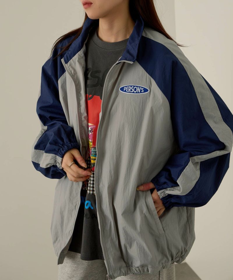 PERSON'S  別注デザイン 切替トラックジャケット レディース商品画像-11