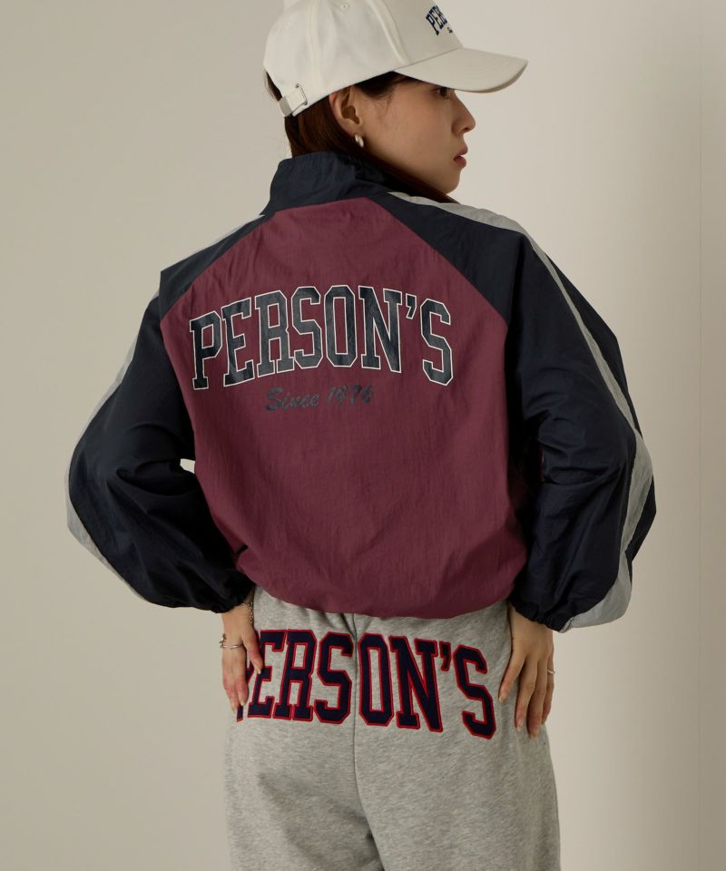 PERSON'S  別注デザイン 切替トラックジャケット レディース商品画像-18