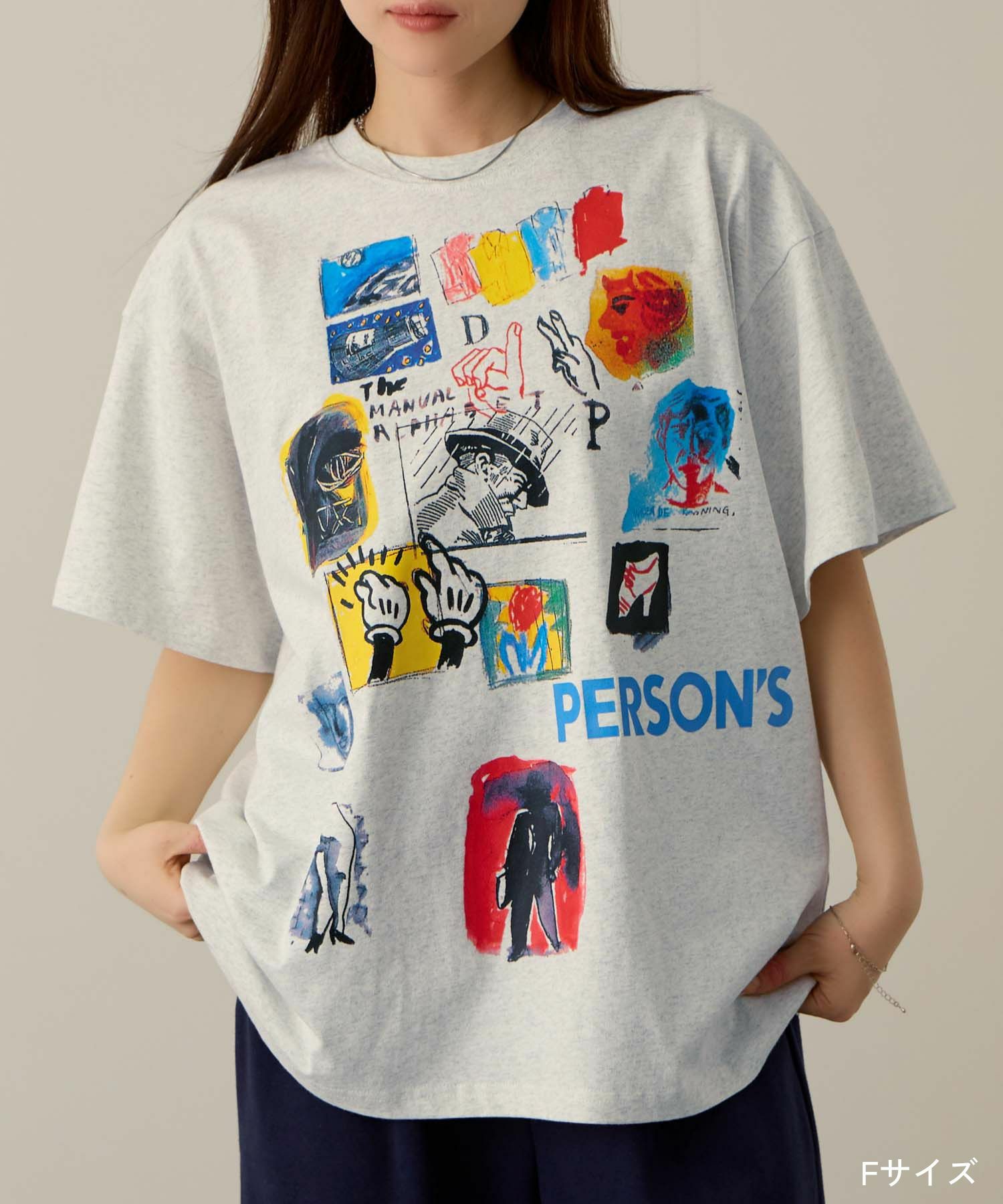 PERSON'S 別注デザイン プリントTシャツ レディース商品画像-1