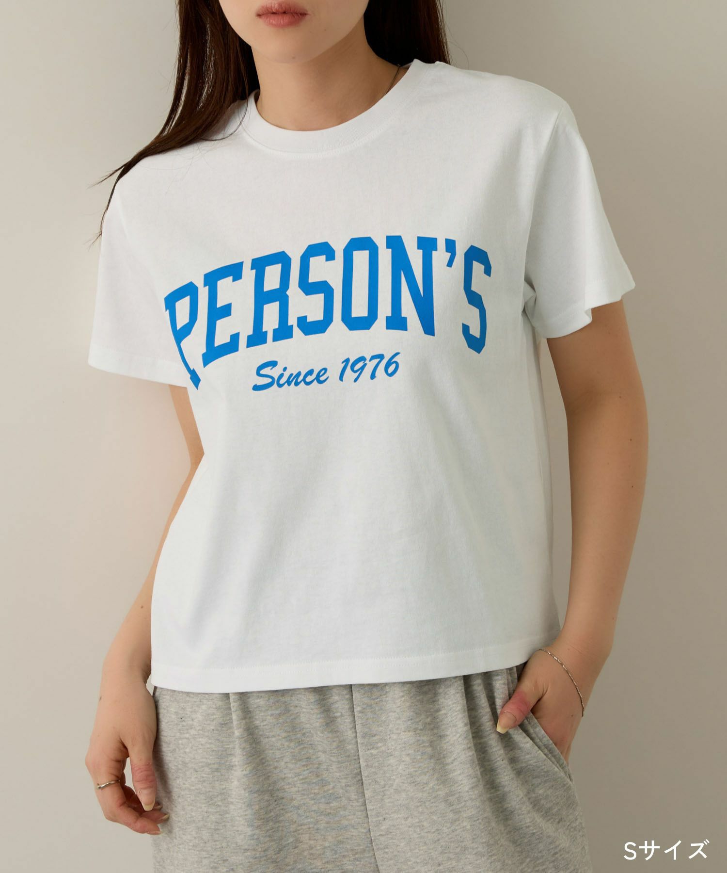 PERSON'S  別注デザイン プリントTシャツ レディース商品画像-2
