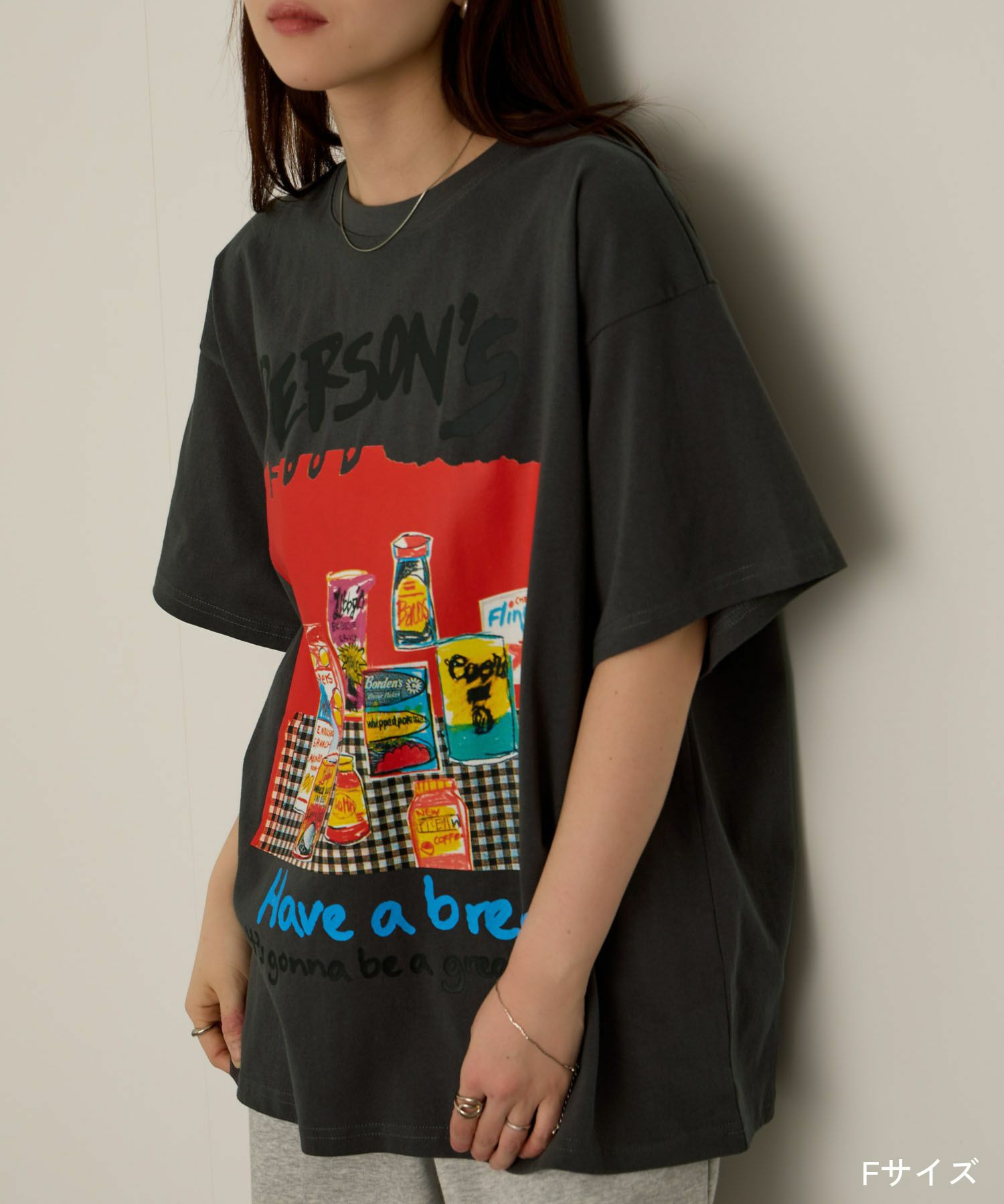 PERSON'S  別注デザイン プリントTシャツ レディース商品サムネイル-4