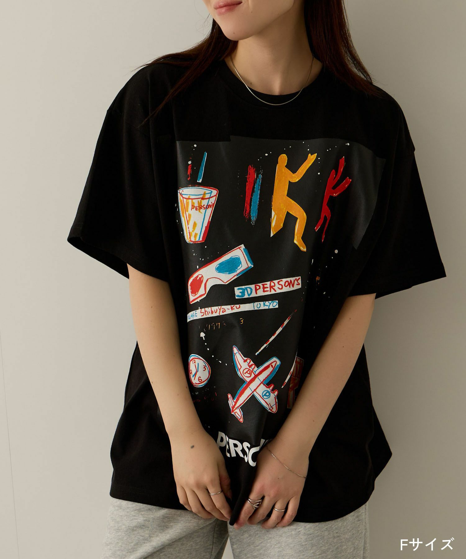 PERSON'S  別注デザイン プリントTシャツ レディース商品画像-5