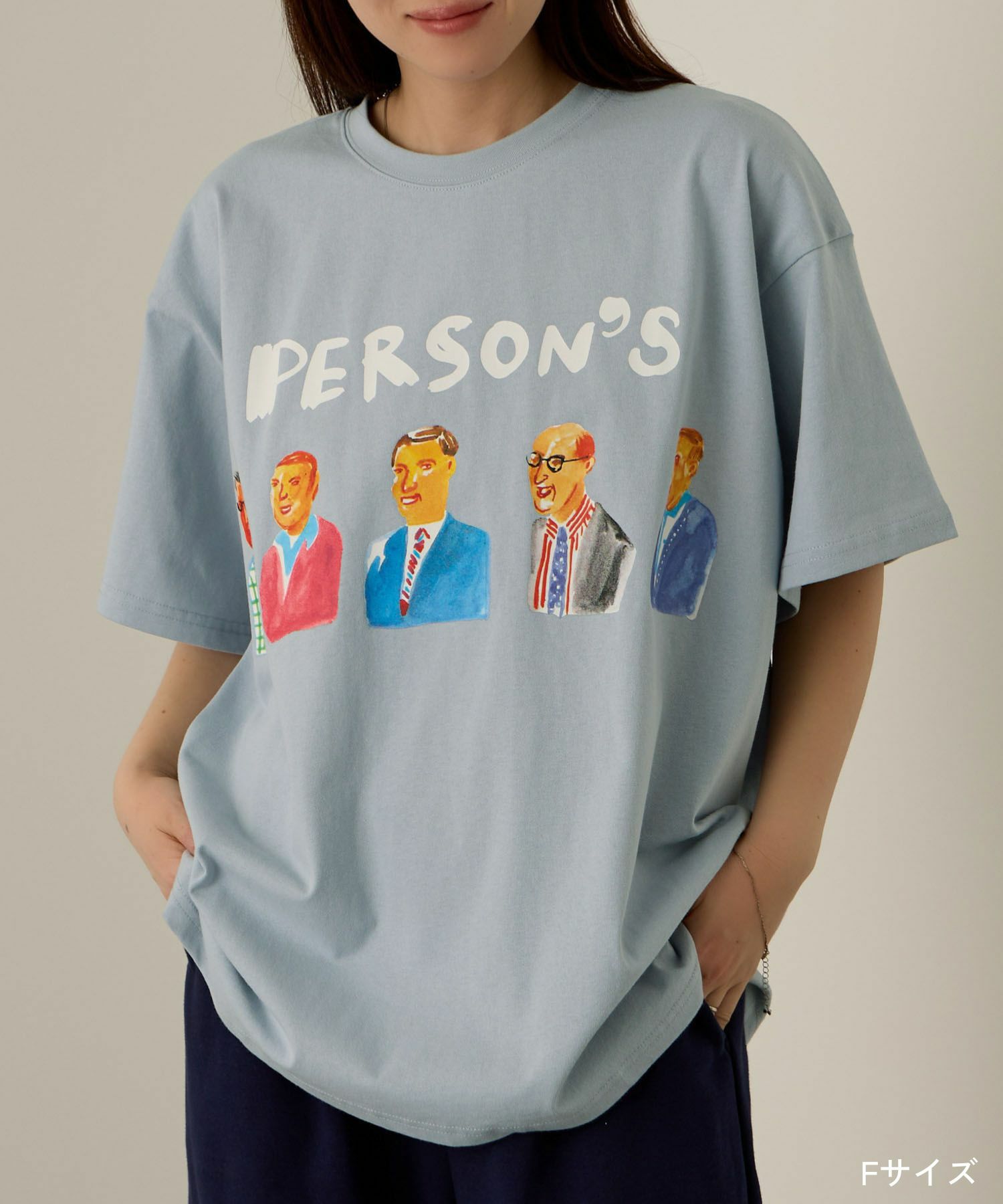 PERSON'S 別注デザイン プリントTシャツ レディース商品画像-6