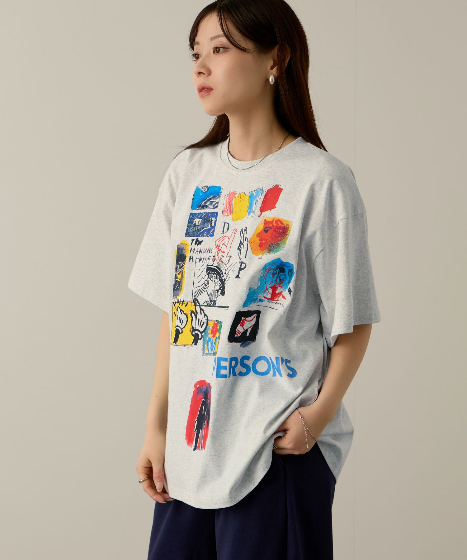 PERSON'S  別注デザイン プリントTシャツ レディース商品画像-11