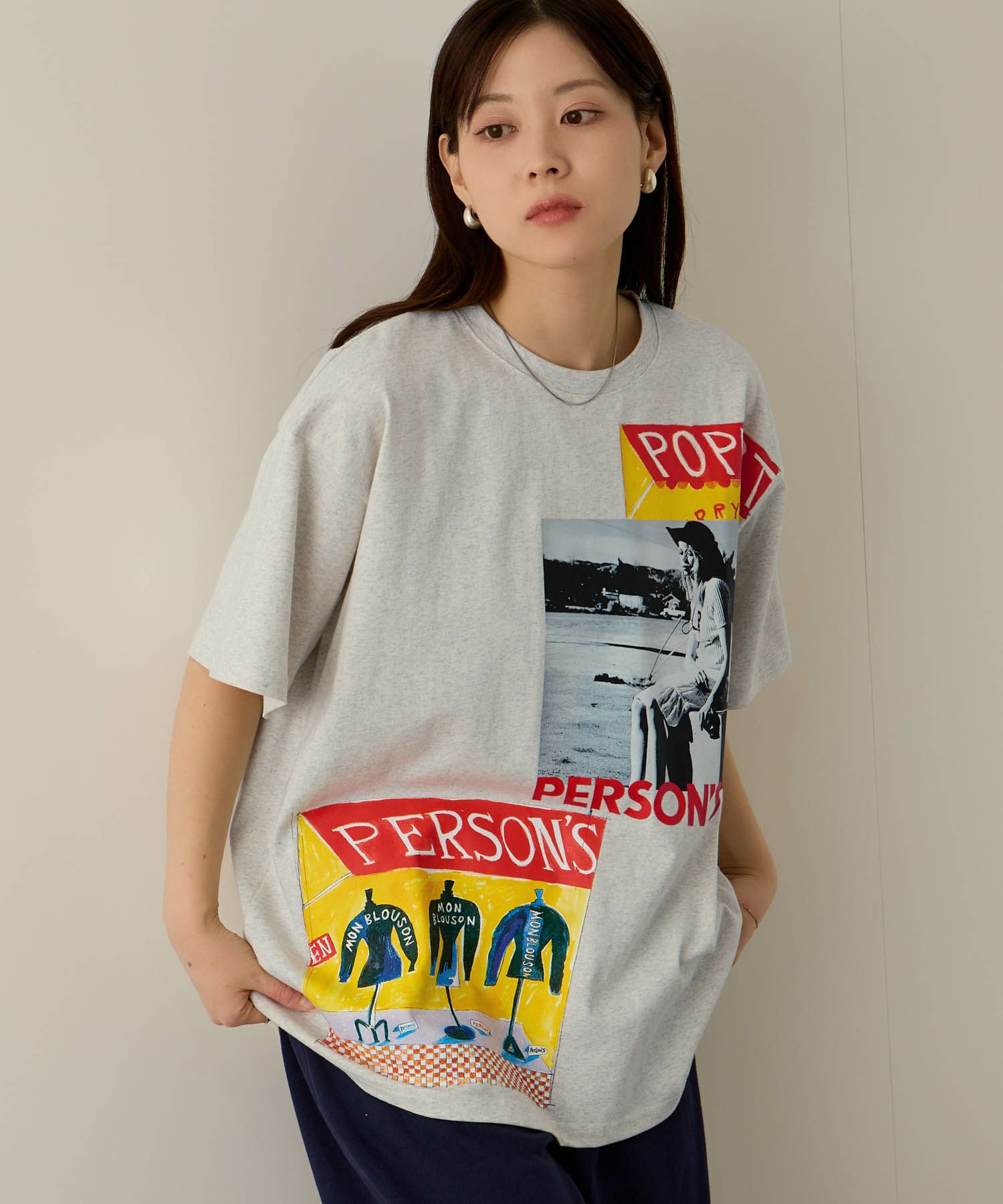 PERSON'S  別注デザイン プリントTシャツ レディース商品画像-15
