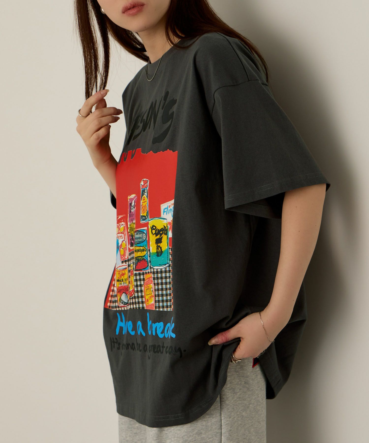 PERSON'S  別注デザイン プリントTシャツ レディース商品画像-19