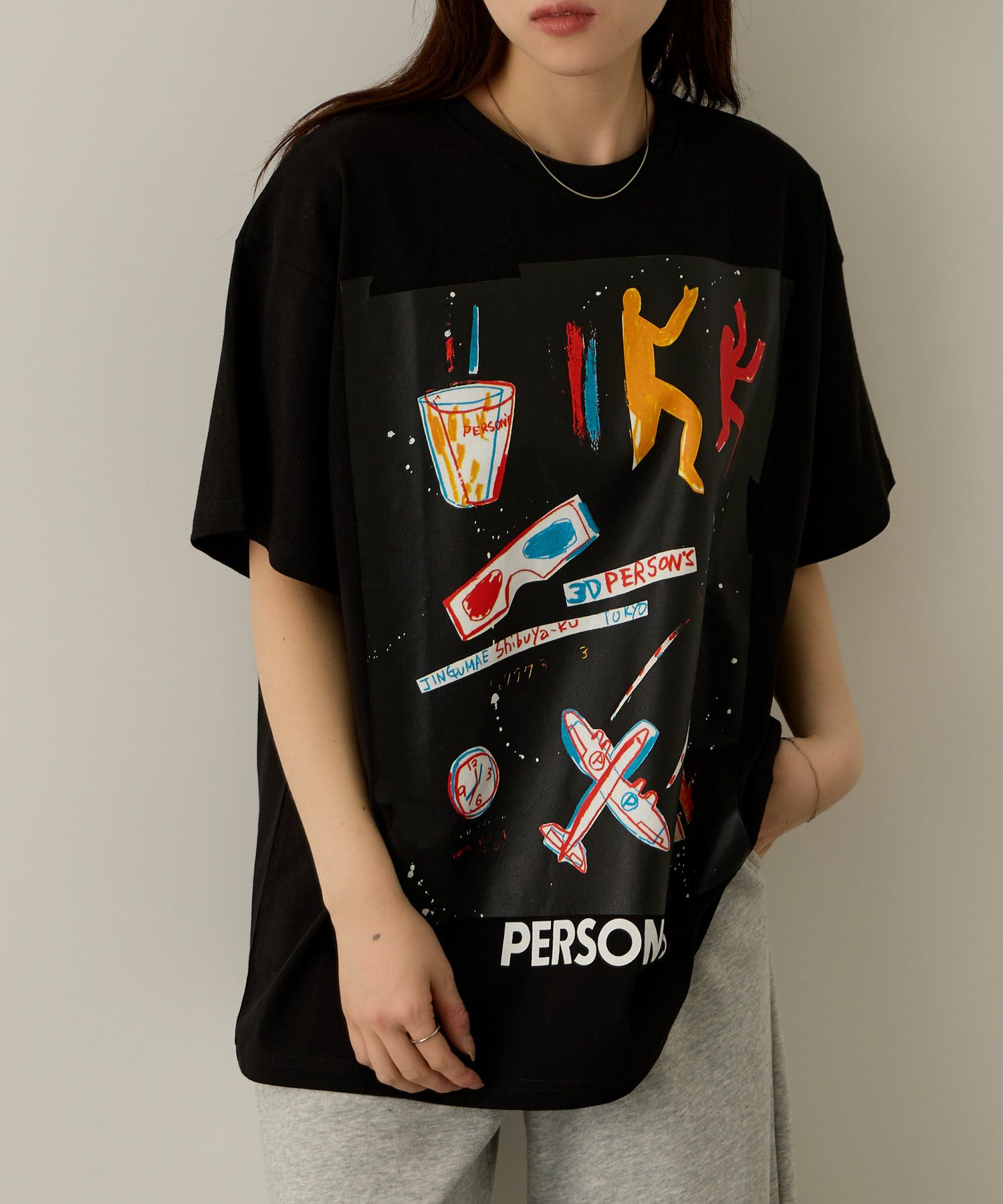 PERSON'S  別注デザイン プリントTシャツ レディース商品サムネイル-22