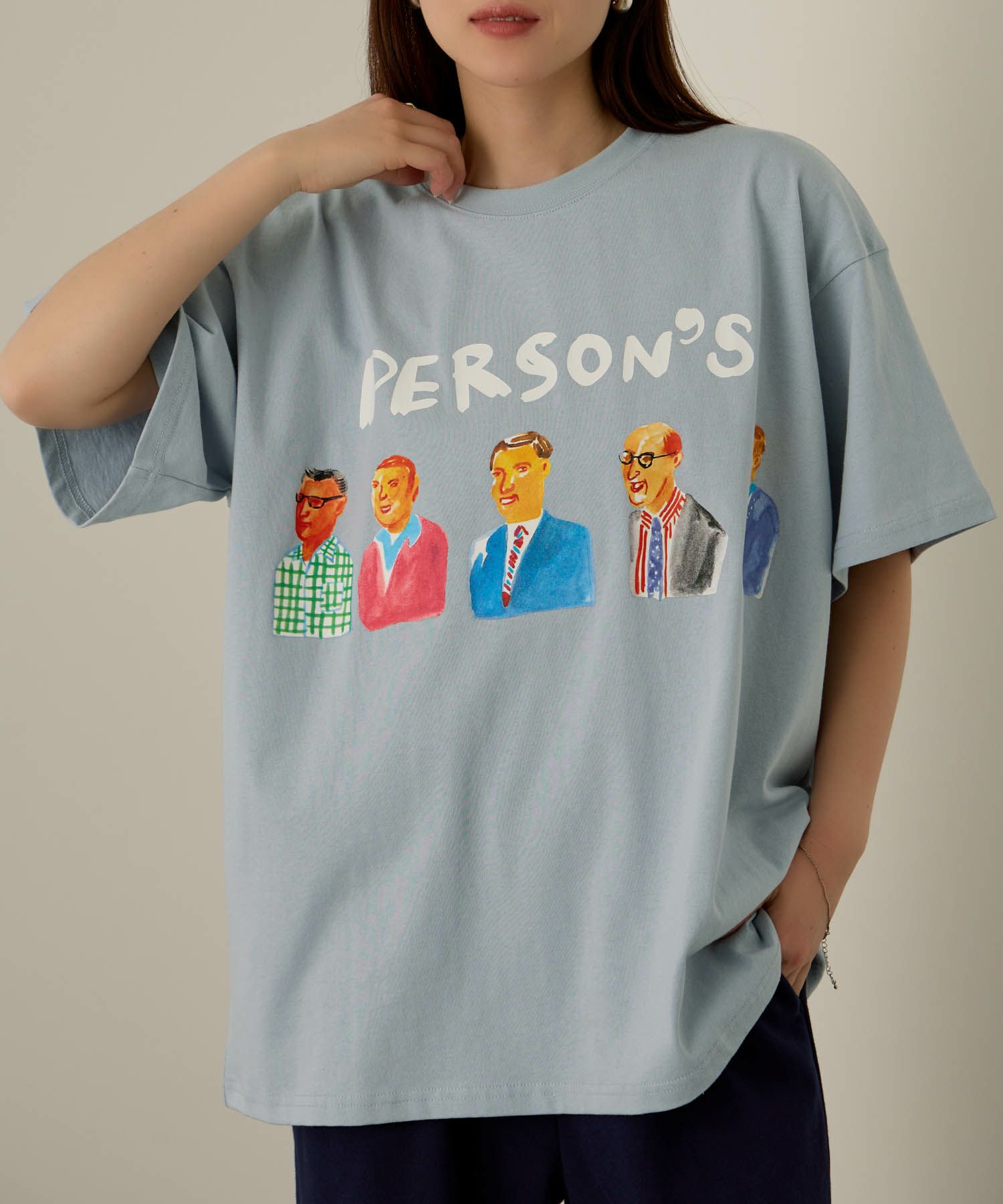 PERSON'S  別注デザイン プリントTシャツ レディース商品画像-26