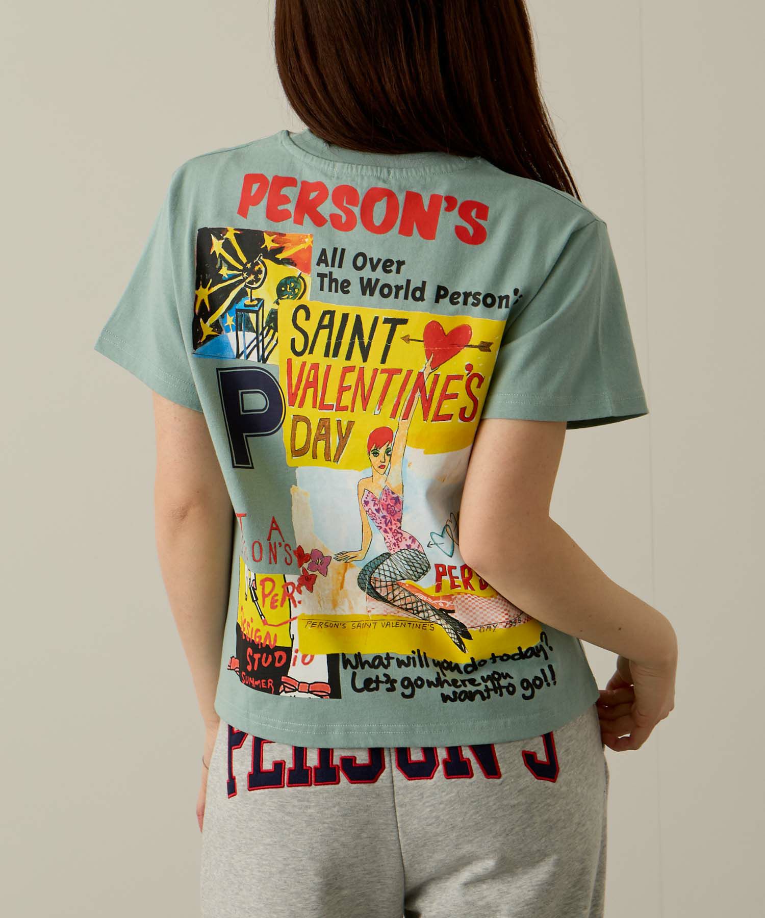 PERSON'S  別注デザイン プリントTシャツ レディース商品サムネイル-31