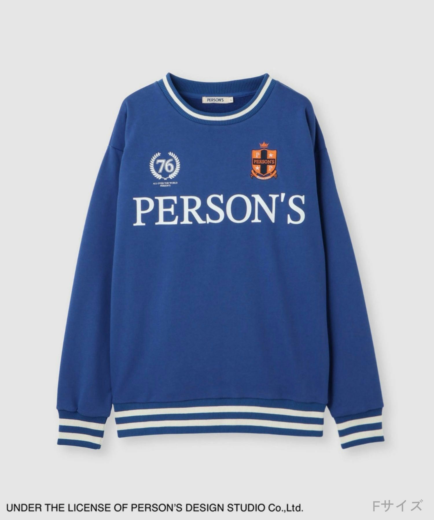 PERSON'S  別注デザイン リブライントレーナー レディース商品サムネイル-17