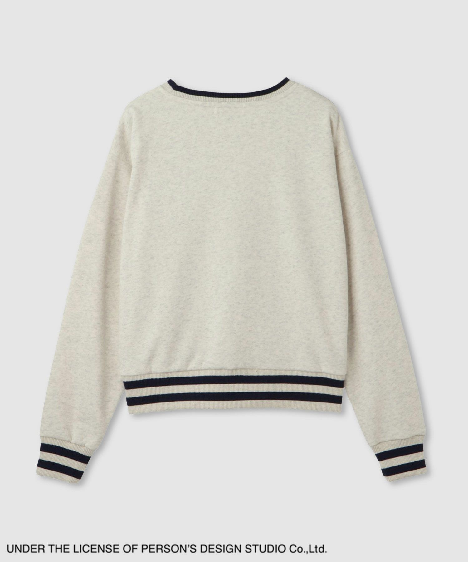 PERSON'S  別注デザイン リブライントレーナー レディース商品画像-19