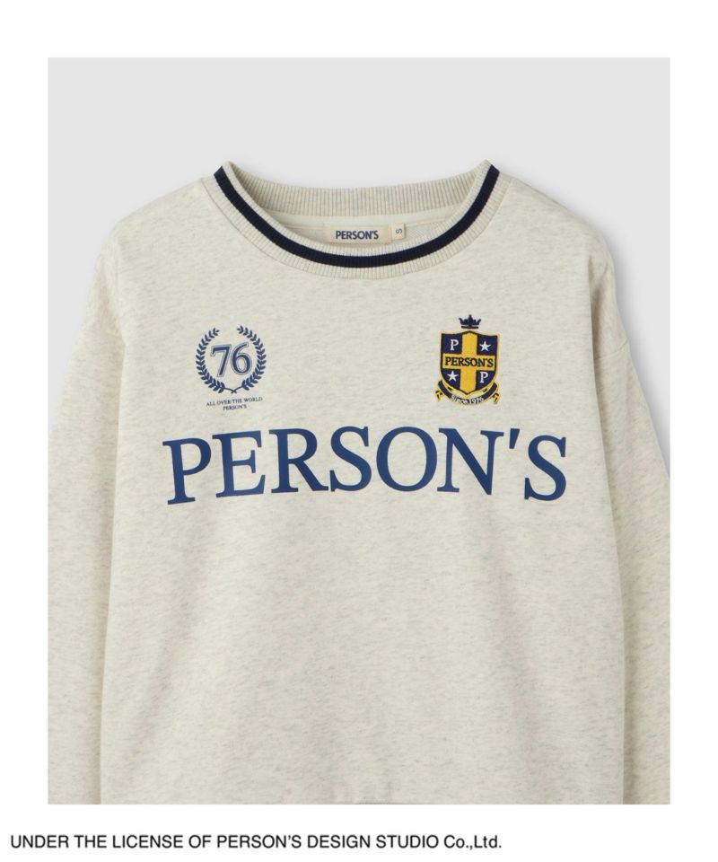 PERSON'S  別注デザイン リブライントレーナー レディース商品画像-20