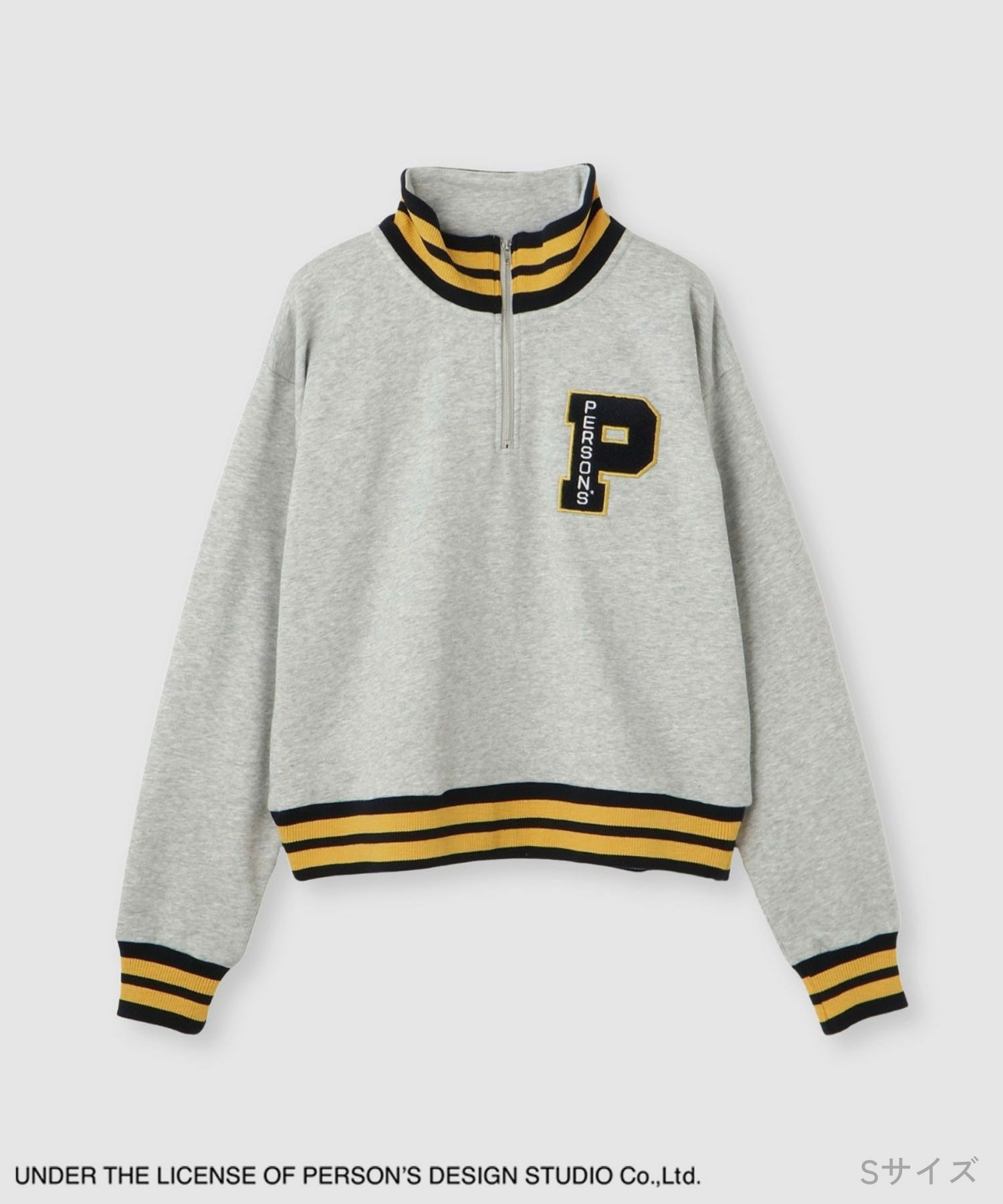 PERSON'S  別注デザイン ZIPUP リブライントレーナー レディース商品画像-11