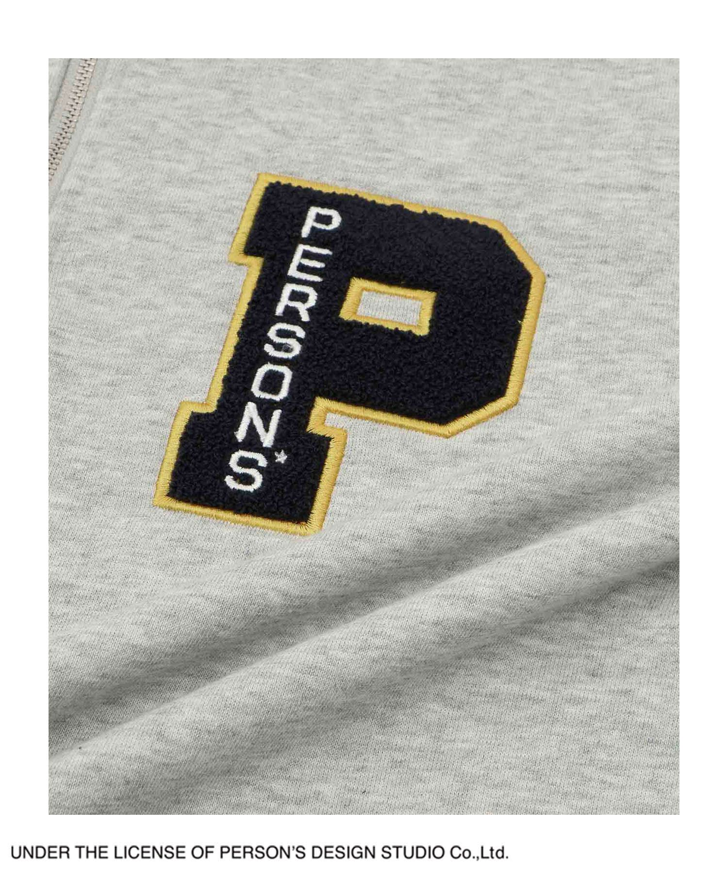 PERSON'S  別注デザイン ZIPUP リブライントレーナー レディース商品画像-18