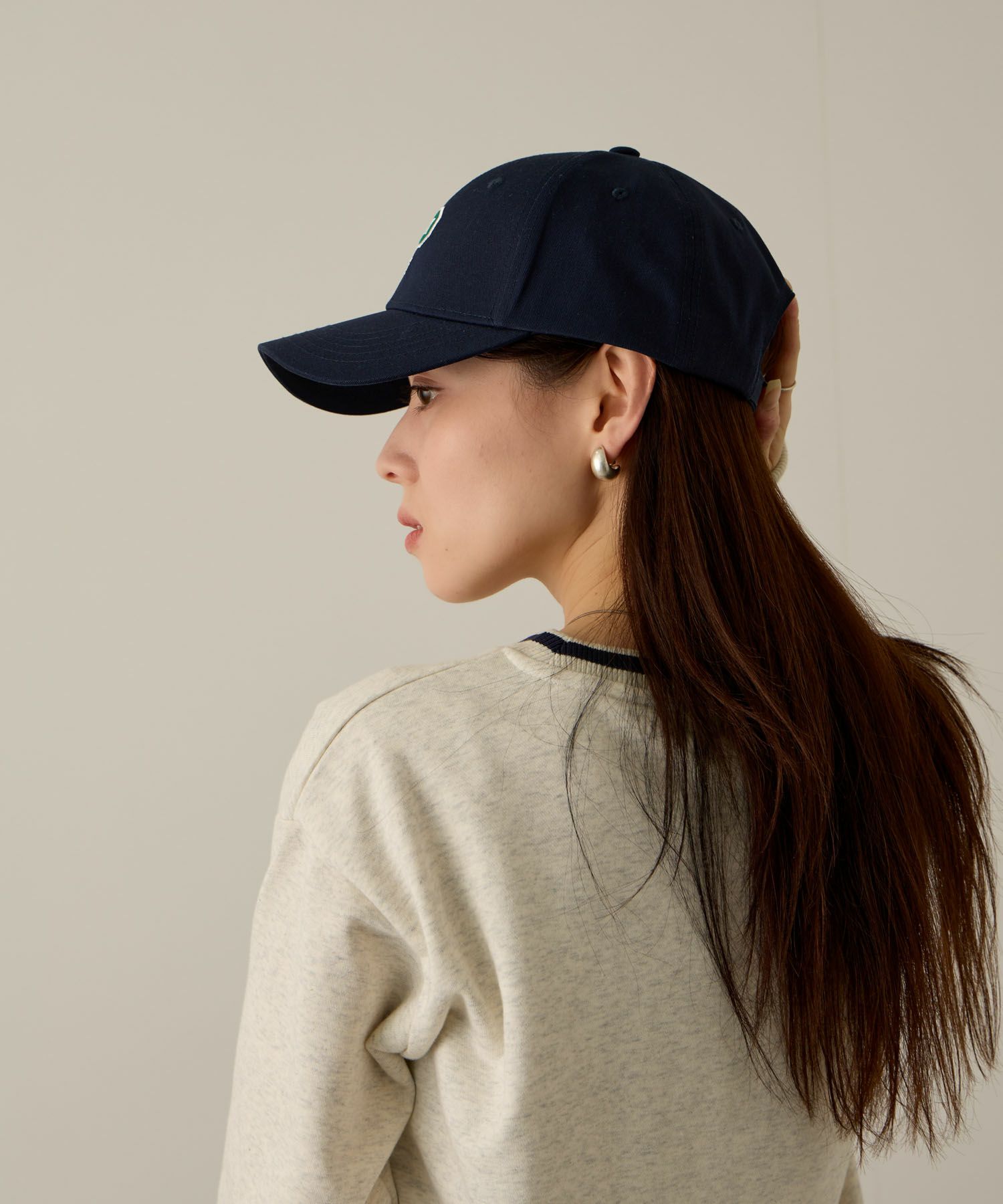 PERSON'S  別注デザイン カレッジロゴ＆ワッペン刺繍コットンキャップ レディース商品画像-14