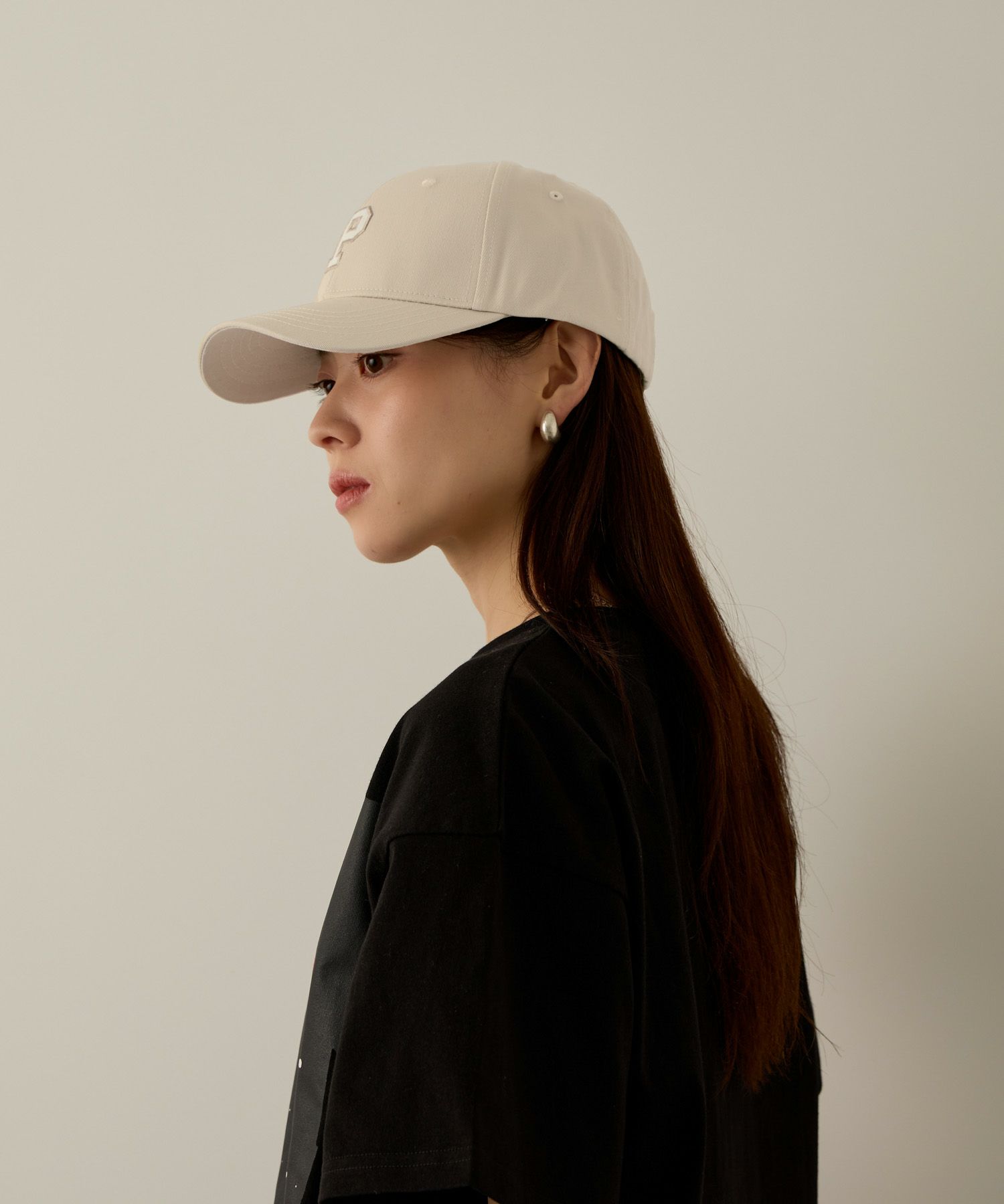 PERSON'S  別注デザイン カレッジロゴ＆ワッペン刺繍コットンキャップ レディース商品画像-17